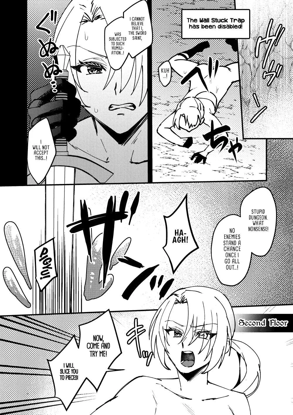 [Hanami-ga Saku (Sakurai Toki)]TS Henka!? Mesu Ochi ETD (Ero Trap Dungeon)!!! | Transexual Transformation!? Femcorrupting Erotic Trap Dungeon!!![English] [Project Valvrein] [Digital] Page 17
