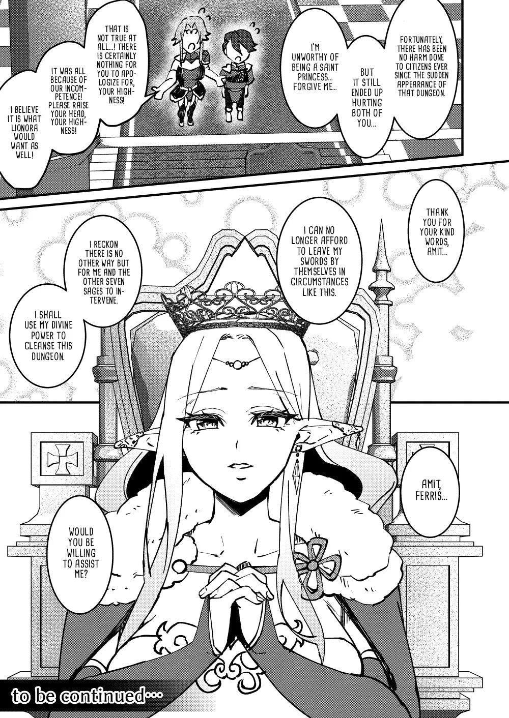 [Hanami-ga Saku (Sakurai Toki)]TS Henka!? Mesu Ochi ETD (Ero Trap Dungeon)!!! | Transexual Transformation!? Femcorrupting Erotic Trap Dungeon!!![English] [Project Valvrein] [Digital] Page 48