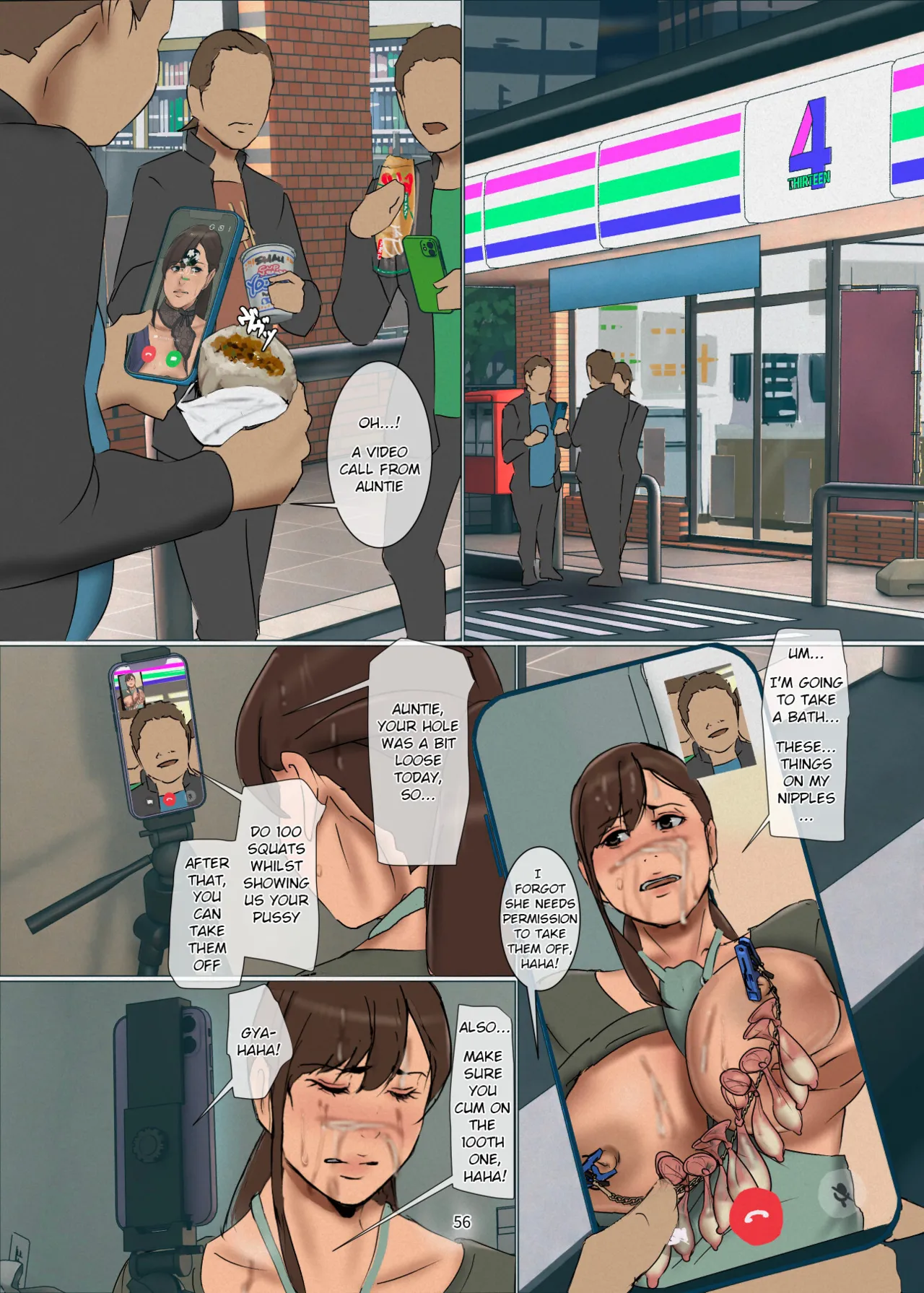 [Yojouhan Shobou]Ikenie no Haha 4[English] [Nubi] Page 56