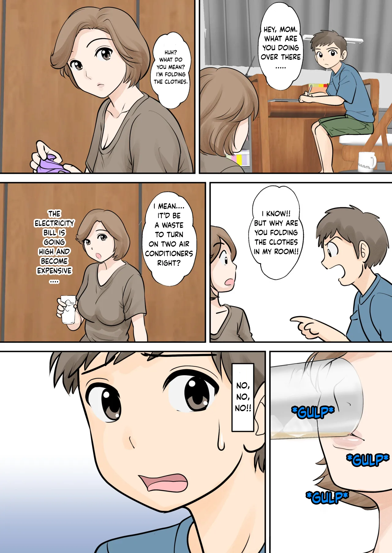 [Fuwatoro Opanchu Cake]Mother and Child Living Together Chapter 2 : Puberty[English] Page 4