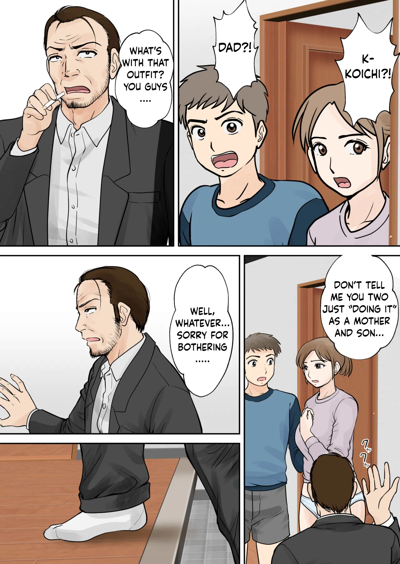 [Fuwatoro Opanchu Cake]Mother and Child Living Together Chapter 3 : Resistance[English] Page 35