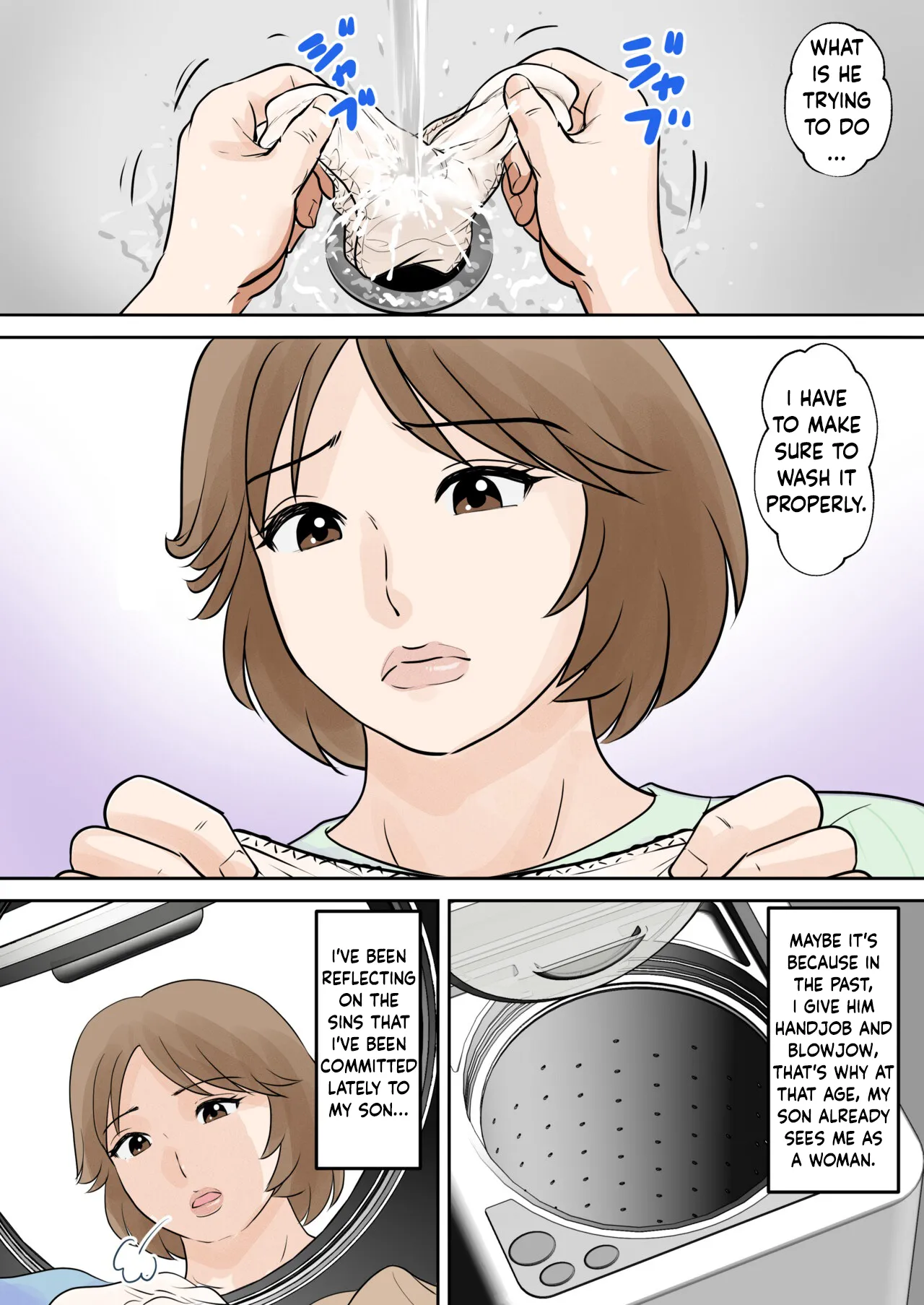 [Fuwatoro Opanchu Cake]Mother and Child Living Together Chapter 3 : Resistance[English] Page 5