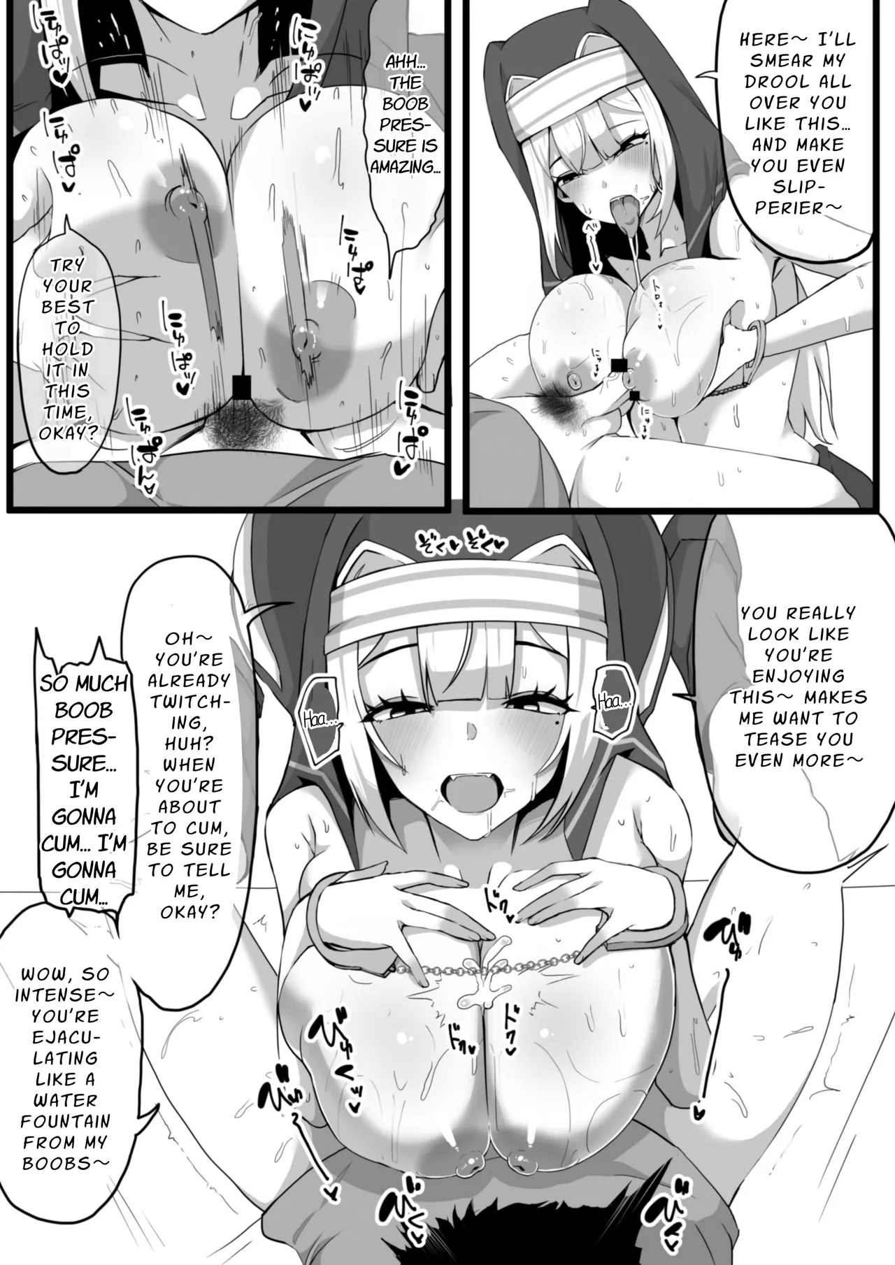 [Whisp (Nyarot)]Ansatsusha datta Onna Souryo-san ni Yuuwaku Sarete ~Amaama Oppai Shokei Sarete Shimau Maso Kanshu-san~ | The Masochistic Guard Seduced by the Assassin Nun ~Sweet Breast Punishment~[English] [Link-Link] Page 9