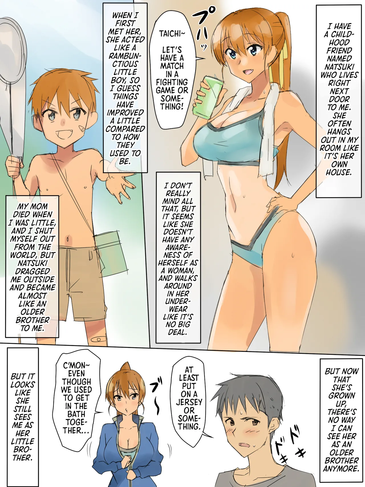 [Circle Kagemusya (Kagemusya)]Ani no You na Sonzai datta Osananajimi ni Saiminjutsu o Kakete Koibito ni Suru Ohanashi | A Story About Using Hypnosis to Make the Childhood Friend Who Was Like an Older Brother to Me into My Lover[English] [Morally Bankrupt Wizard Translations] Page 2