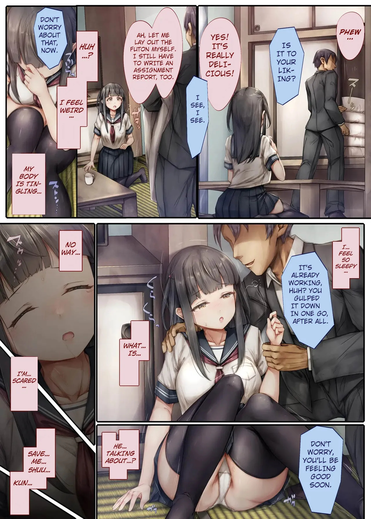 [Shiro Kuro Usa (Sugiyuu)]Kiyowa na Kanojo wa Aragaenai ~Intern Netorare Choukyou Jisshuu~[English] [Saikey] Page 10
