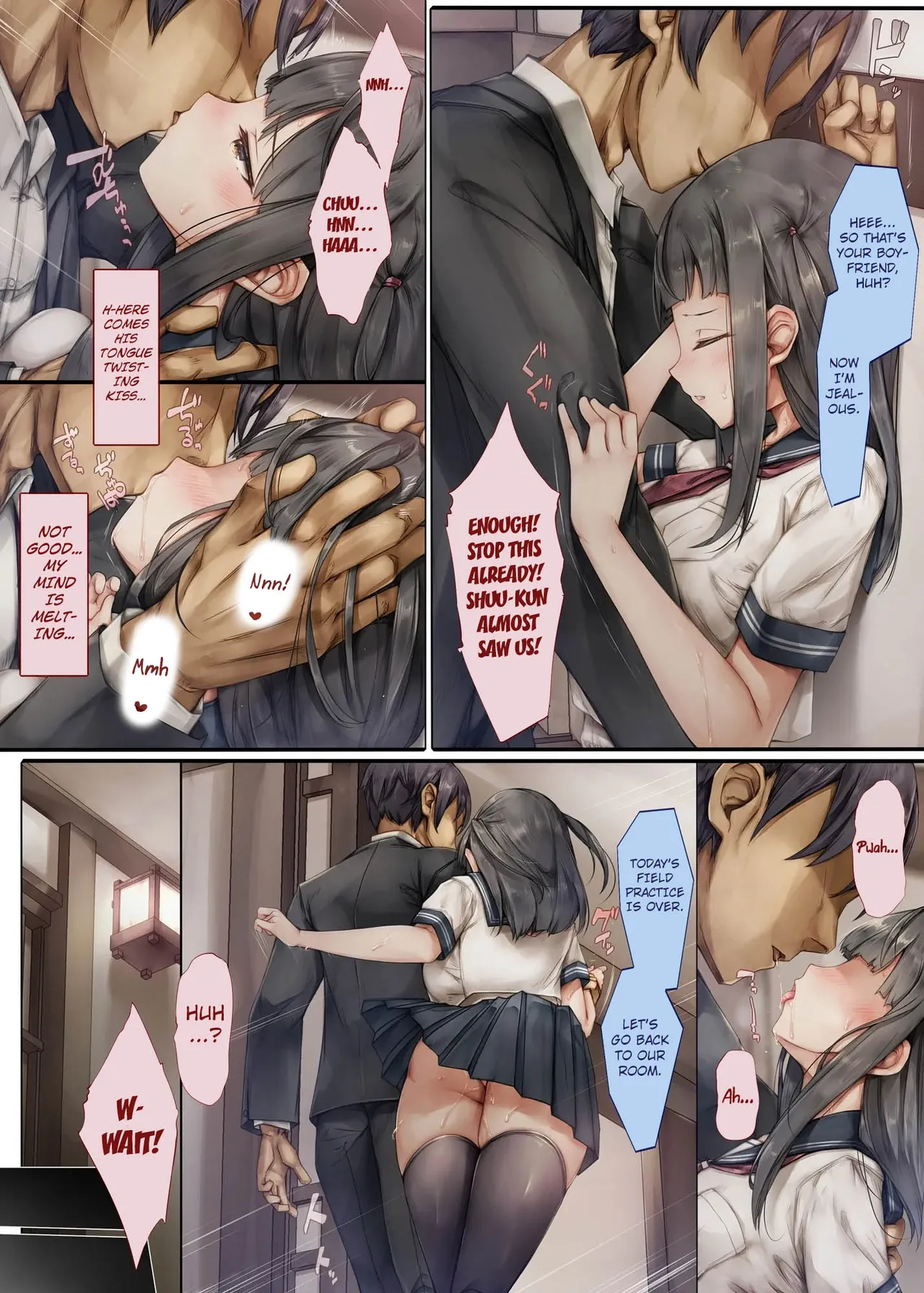 [Shiro Kuro Usa (Sugiyuu)]Kiyowa na Kanojo wa Aragaenai ~Intern Netorare Choukyou Jisshuu~[English] [Saikey] Page 36