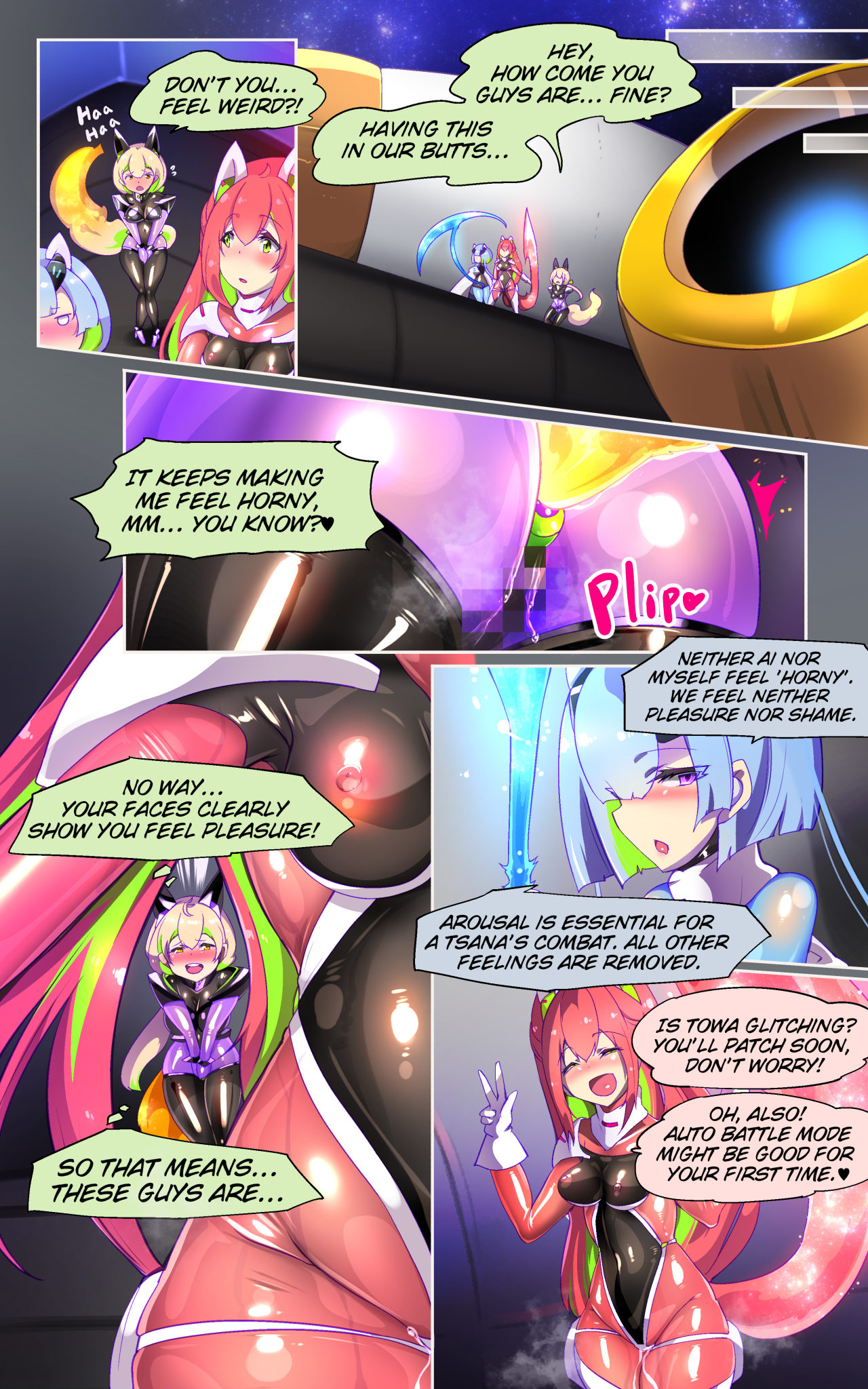 [Yaseuma Lo-Ru]A manga about a girl who is reincarnated as a combat android, and then has a very erotic experience and turns evil - Senkou Heijo Prikke Tsana - Page 13