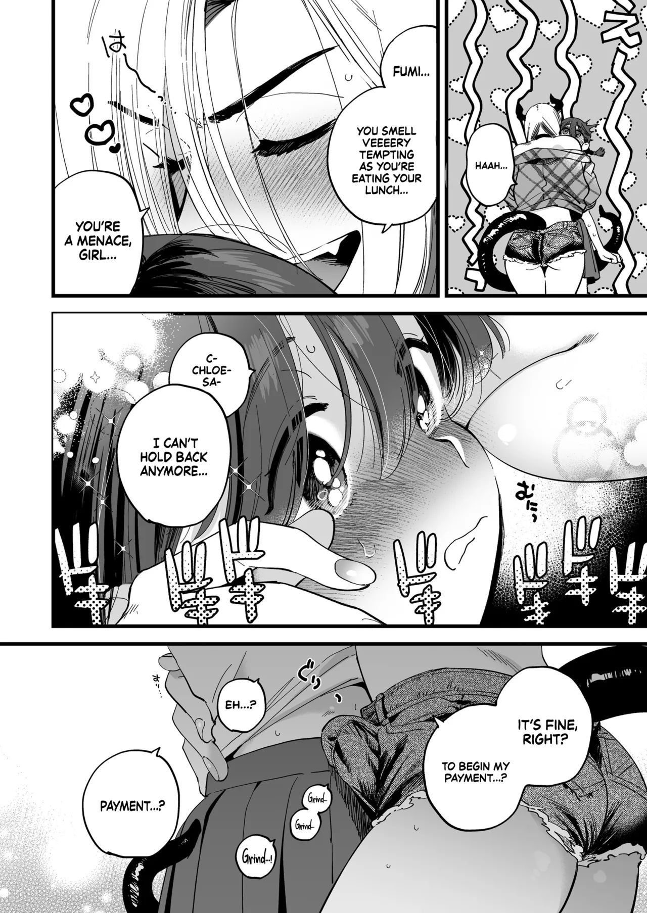 [Sonota Ozey (Yukataro)]Futanari Akuma-san to Hiruyasumi ~Appli de Shoukan shitara Oishiku Itadakarechaimashita~ | Lunchtime with a Futanari Demon.[English] [Sonarin迫] [Decensored] Page 8