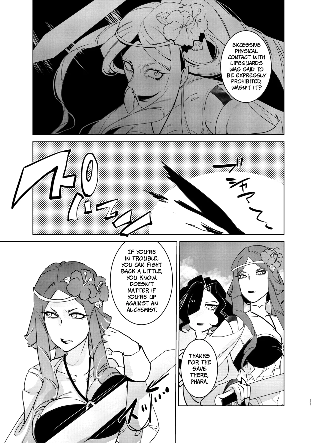 [Ikka Risan (Shibako)]Autoscorer ga Mizube de Sukebe na Me ni Au | The Autoscorers End Up In A Seaside Sex Fest(Senki Zesshou Symphogear) [English] [The People With No Name] [Digital] Page 10
