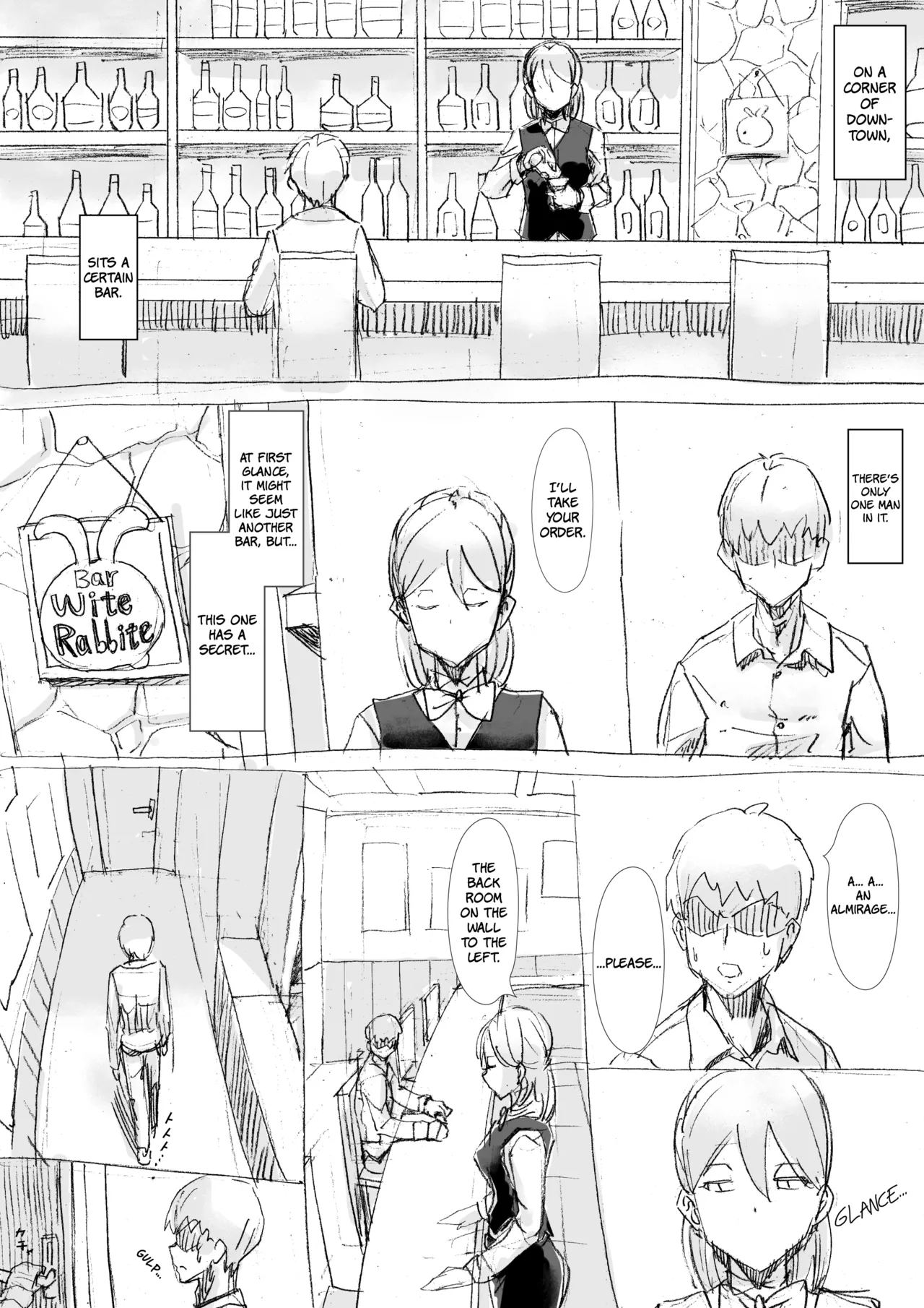 [Pikopiko Saber]Toaru Bar Nite... | At A Certain Bar...[English] [The People With No Name] Page 2