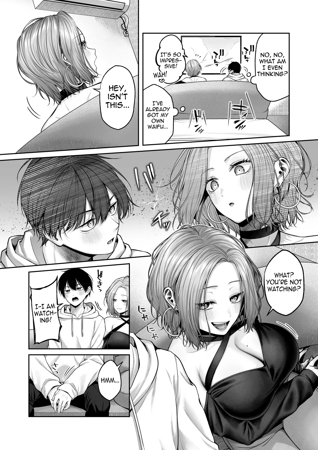 [YZ+ (Yuzuto Sen)]Nijigen Otaku-kun wa Gal Oppai de Kan Ochi Shasei | Otaku-kun is utterly defeated and cum hard thanks to the gyaru's boobs[Digital] [English] [meganekun_tl] Page 10