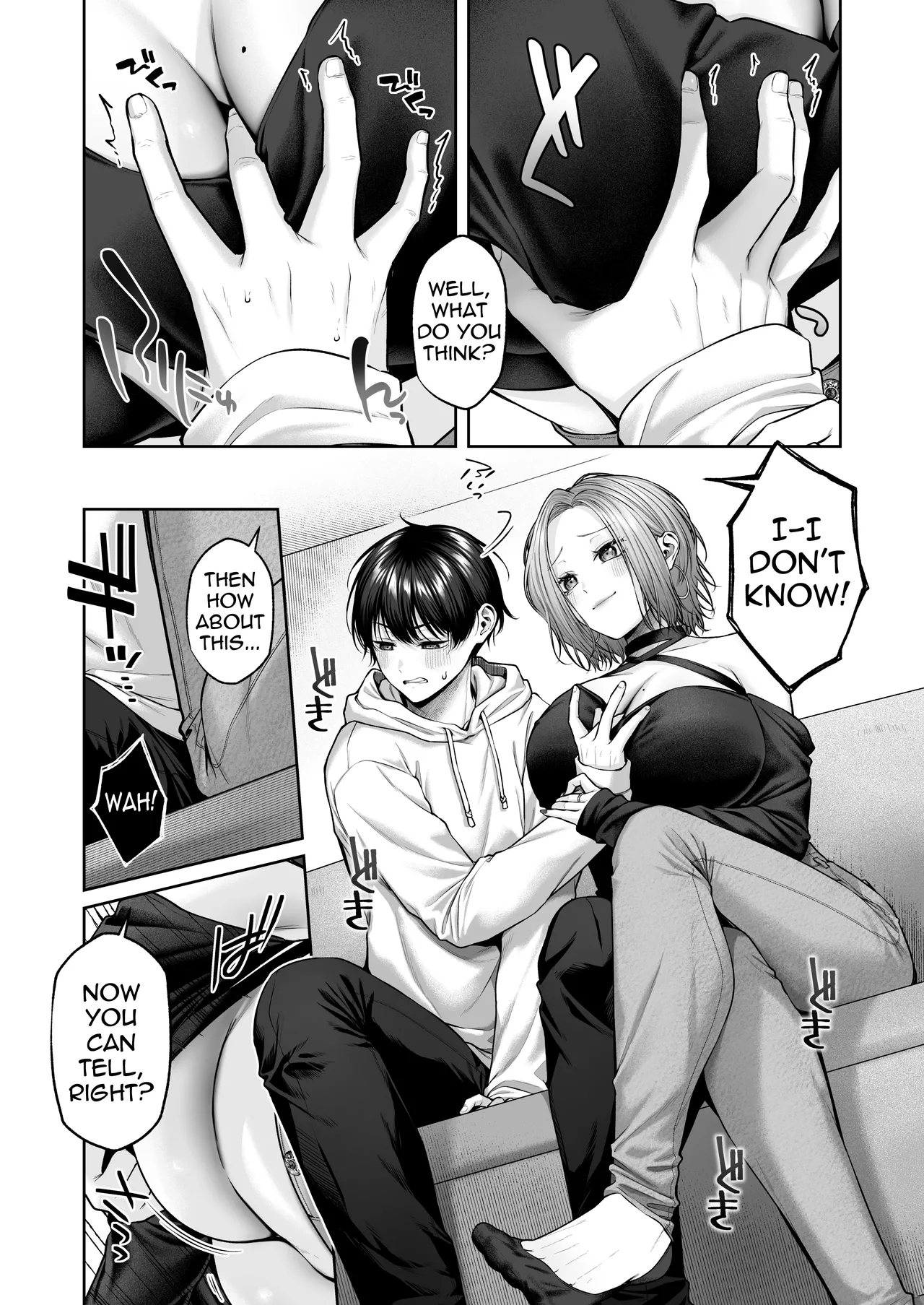 [YZ+ (Yuzuto Sen)]Nijigen Otaku-kun wa Gal Oppai de Kan Ochi Shasei | Otaku-kun is utterly defeated and cum hard thanks to the gyaru's boobs[Digital] [English] [meganekun_tl] Page 13