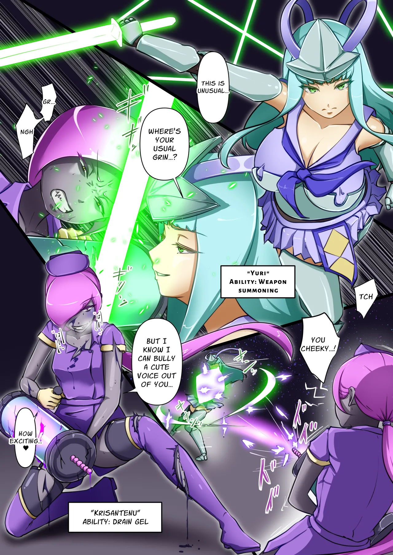 [Dew]Uchi no Ko ga Ecchi na Teki to Tatakatte Haiboku suru Hanashi ~Souryokusen Hen~  | A Story Of Girls Fighting Naughty Enemies And Losing ~Total War Chapter~[English] [Stationary Target] Page 6
