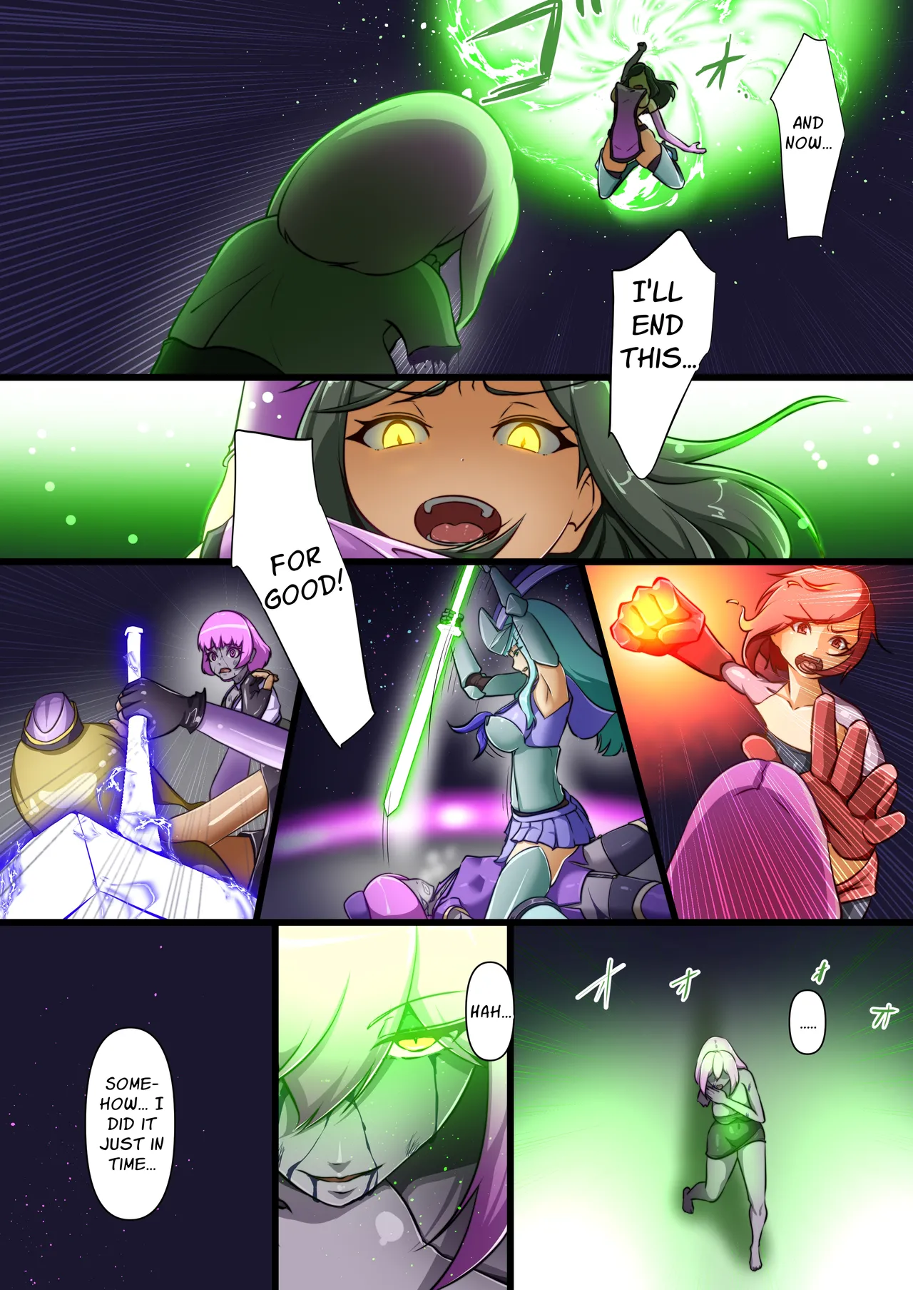 [Dew]Uchi no Ko ga Ecchi na Teki to Tatakatte Haiboku suru Hanashi ~Souryokusen Hen~  | A Story Of Girls Fighting Naughty Enemies And Losing ~Total War Chapter~[English] [Stationary Target] Page 8