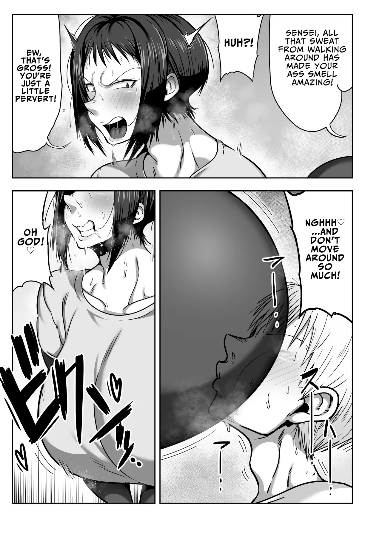 [Cranky-ya (Cranky)]Dekashiri Sensei ~Akogare no Sensei no Kyojiri o Yamagoya de Hitorijime suru Hanashi | Fat Ass Teacher ~The Story Of How I Made My Teacher With The Fat Ass I'm Crazy About All To Myself In A Mountain Shack~[English] [JIGECCHI] Page 13