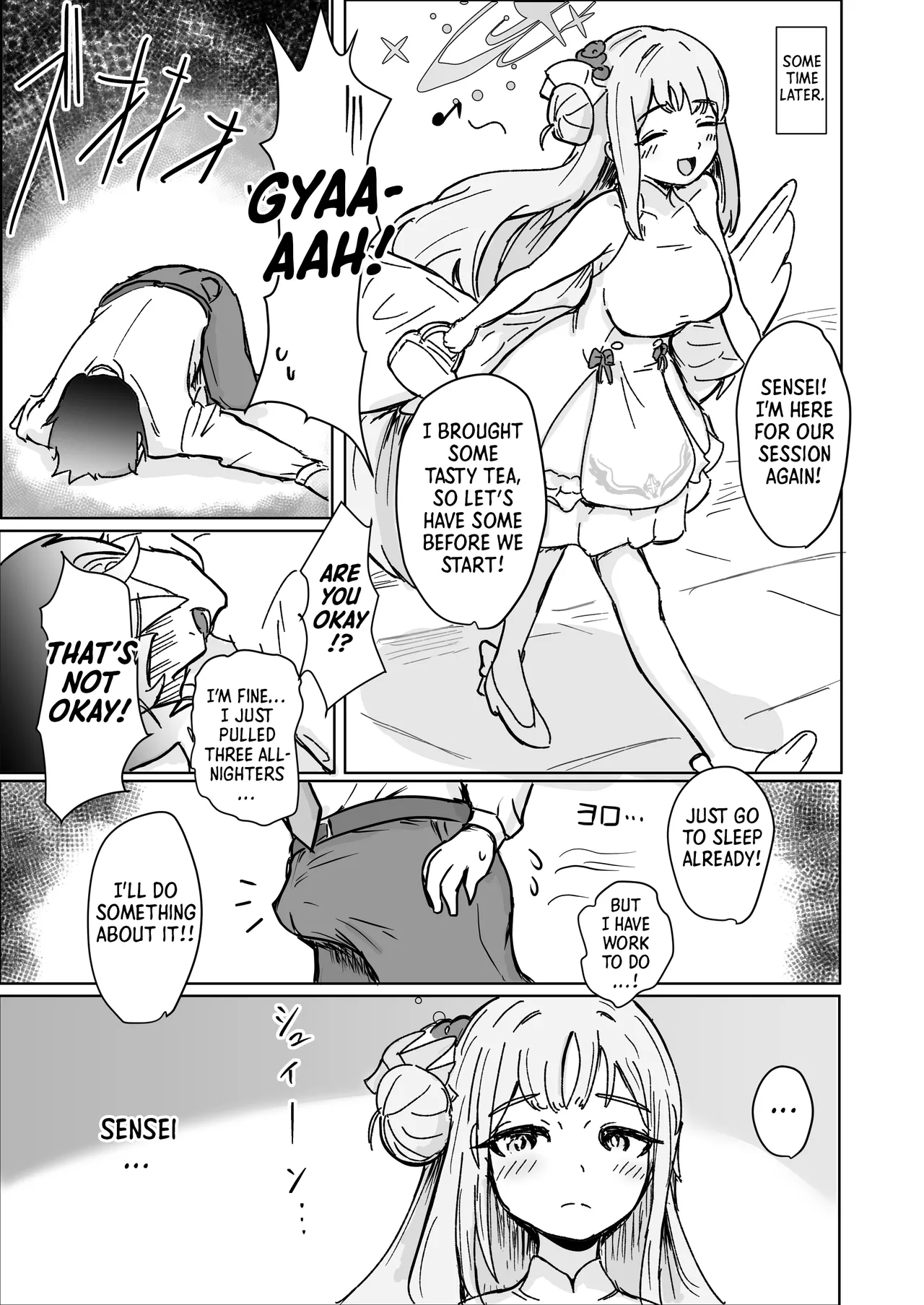 [PRESIDENT SUITE (Shachou)]Mika to Futari de Obenkyou  | Studying Together with Mika(Blue Archive) [English] [Shiro Translation] [Digital] Page 19