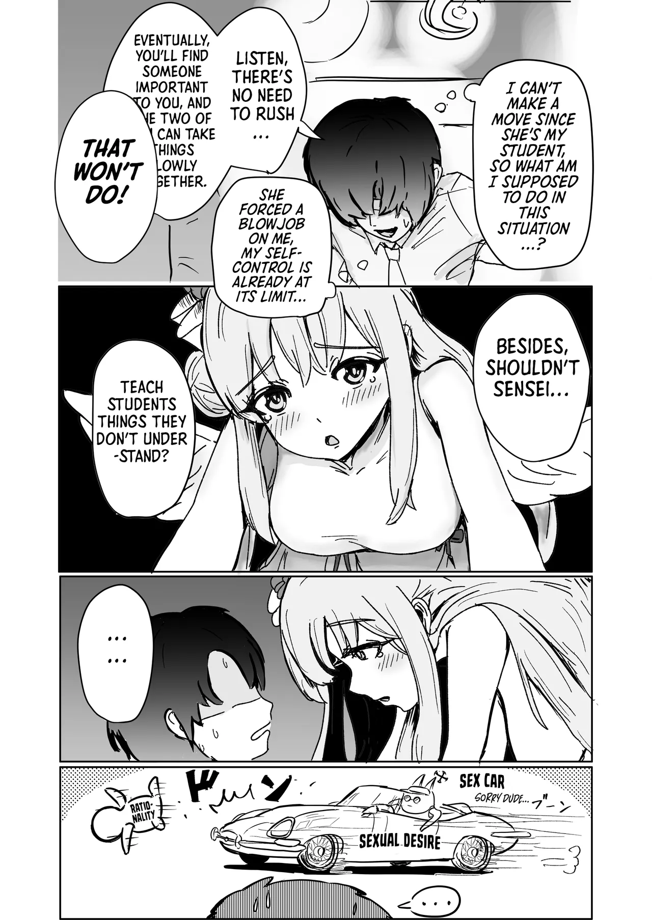 [PRESIDENT SUITE (Shachou)]Mika to Futari de Obenkyou  | Studying Together with Mika(Blue Archive) [English] [Shiro Translation] [Digital] Page 4