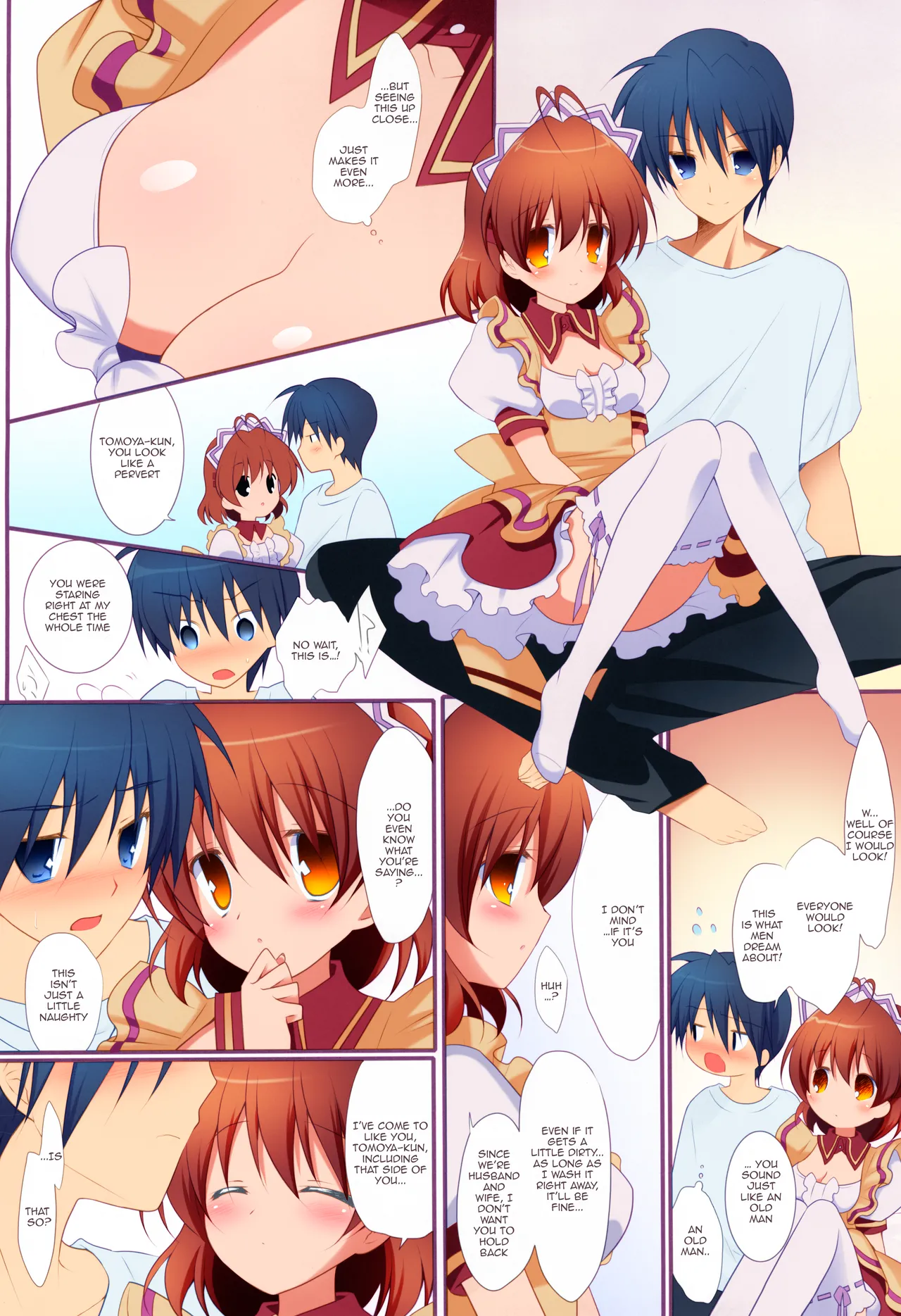 (CT17) [against (Sumii)]Yomenado | WIFED: That Time My Wife Came Home in Her Uniform, So I Creampied Her All Night!(Clannad) [English] {Awesome Sauce} [Hen_Colorist] [Colorized] [Decensored] Page 3