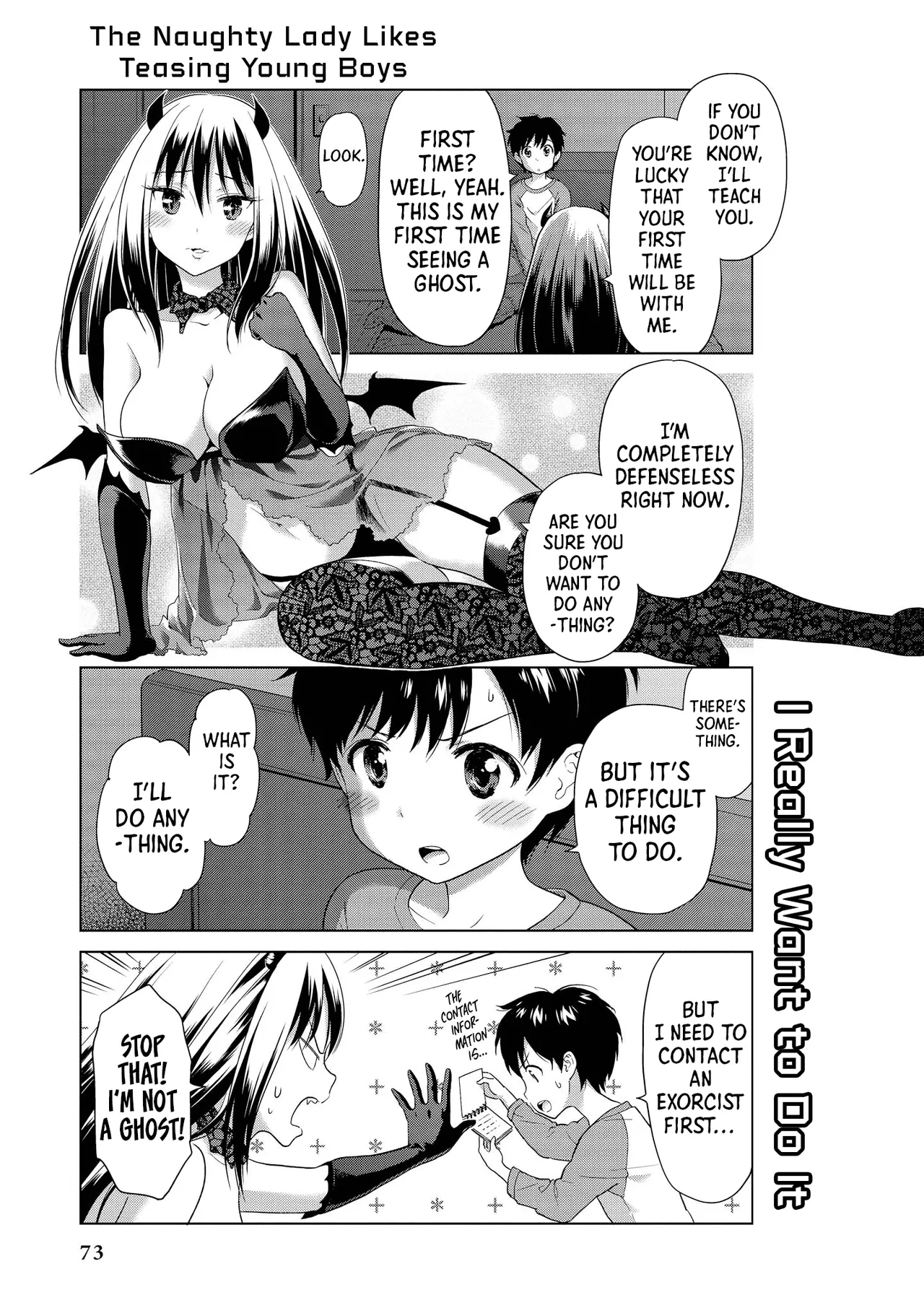 [Anthology]Ecchi na Oneesan ga Shounen ni Itazura Shichau | The Naughty Lady Likes Teasing Young Boys[English] [Shiro Translation] [Digital] Page 73