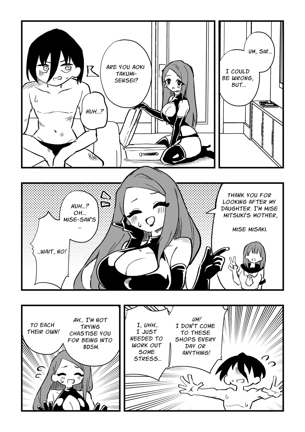 [Niello Kouzan (Niello KYO)]Toshishita Kareshi Josou Dorei Zenpen | A Male Teacher Gets Trained by his Student's Mother - Part 1[English] Page 6