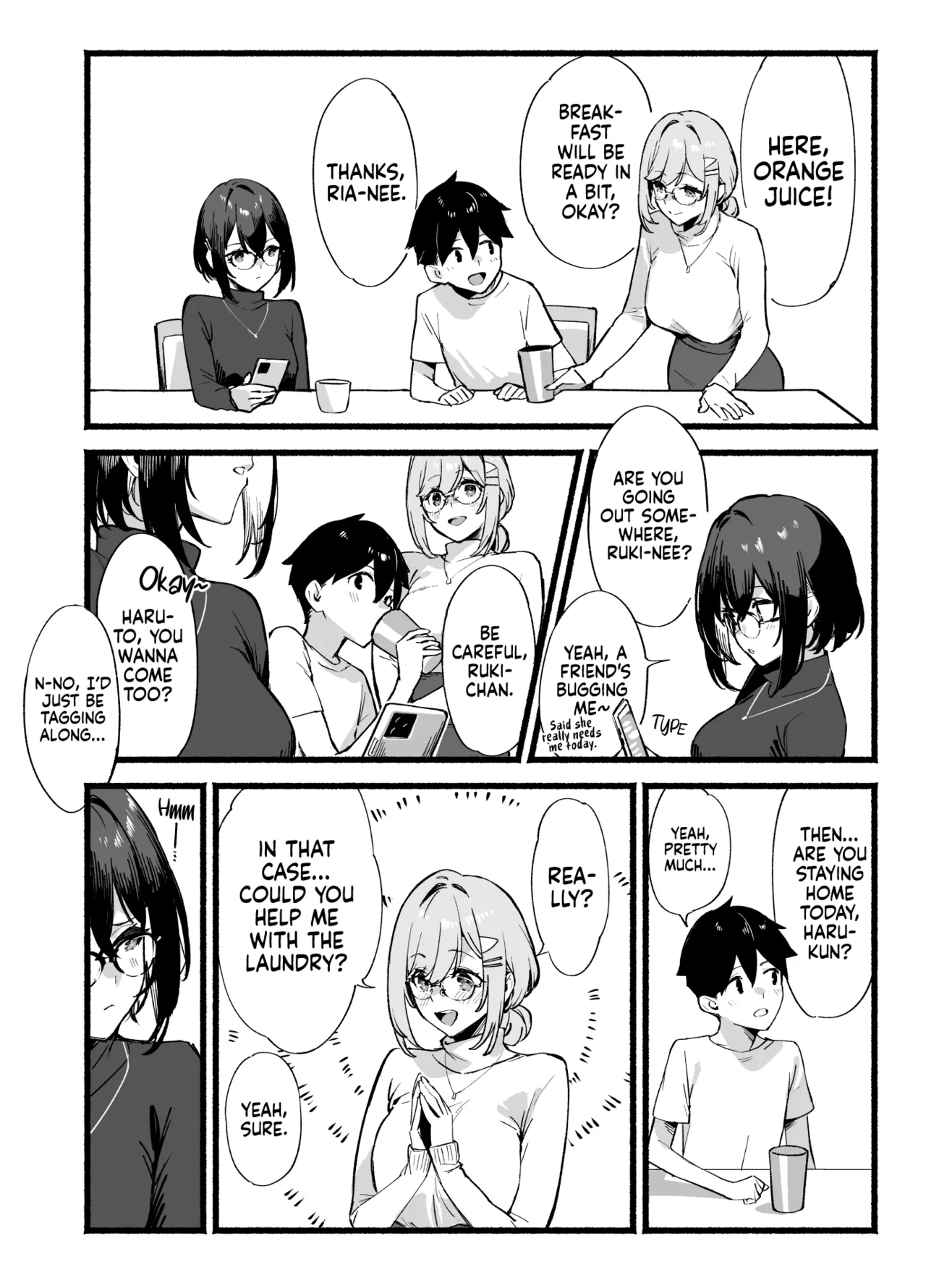 [Dai-kotetsu Dan (92M)]Sister Contrast Dekiai Onee-chan to Noumitsu Seikatsu | Sister Contrast My Doting Onee-chans and Our Intense Sex Life[English] [mali] [Digital] Page 11