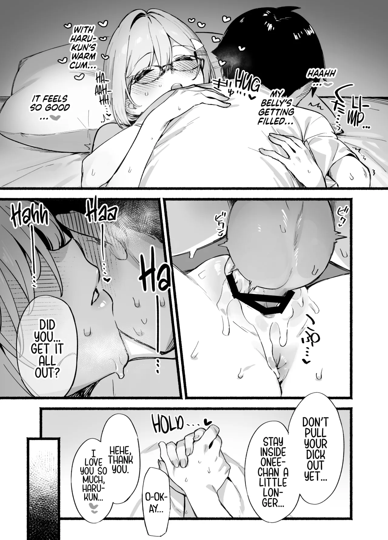 [Dai-kotetsu Dan (92M)]Sister Contrast Dekiai Onee-chan to Noumitsu Seikatsu | Sister Contrast My Doting Onee-chans and Our Intense Sex Life[English] [mali] [Digital] Page 44
