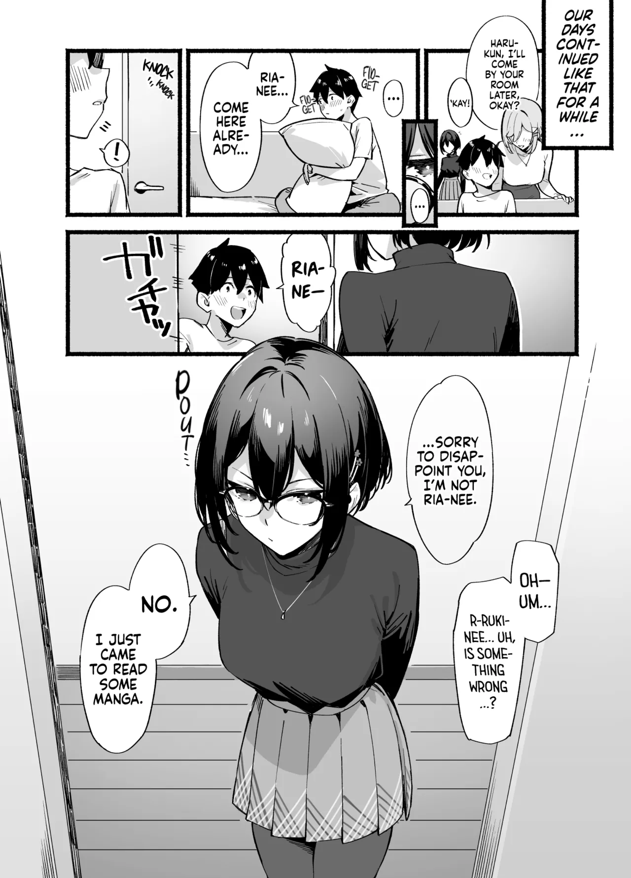 [Dai-kotetsu Dan (92M)]Sister Contrast Dekiai Onee-chan to Noumitsu Seikatsu | Sister Contrast My Doting Onee-chans and Our Intense Sex Life[English] [mali] [Digital] Page 49
