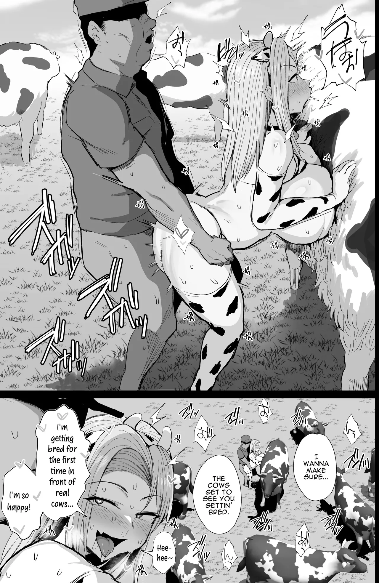 [Jack to Nicholson (NoriPachi)]Hajimete no Tanetsuke Sakunyuu Taiken | First Mating 'n Milking Experience[English] {Darg777} [Digital] Page 42