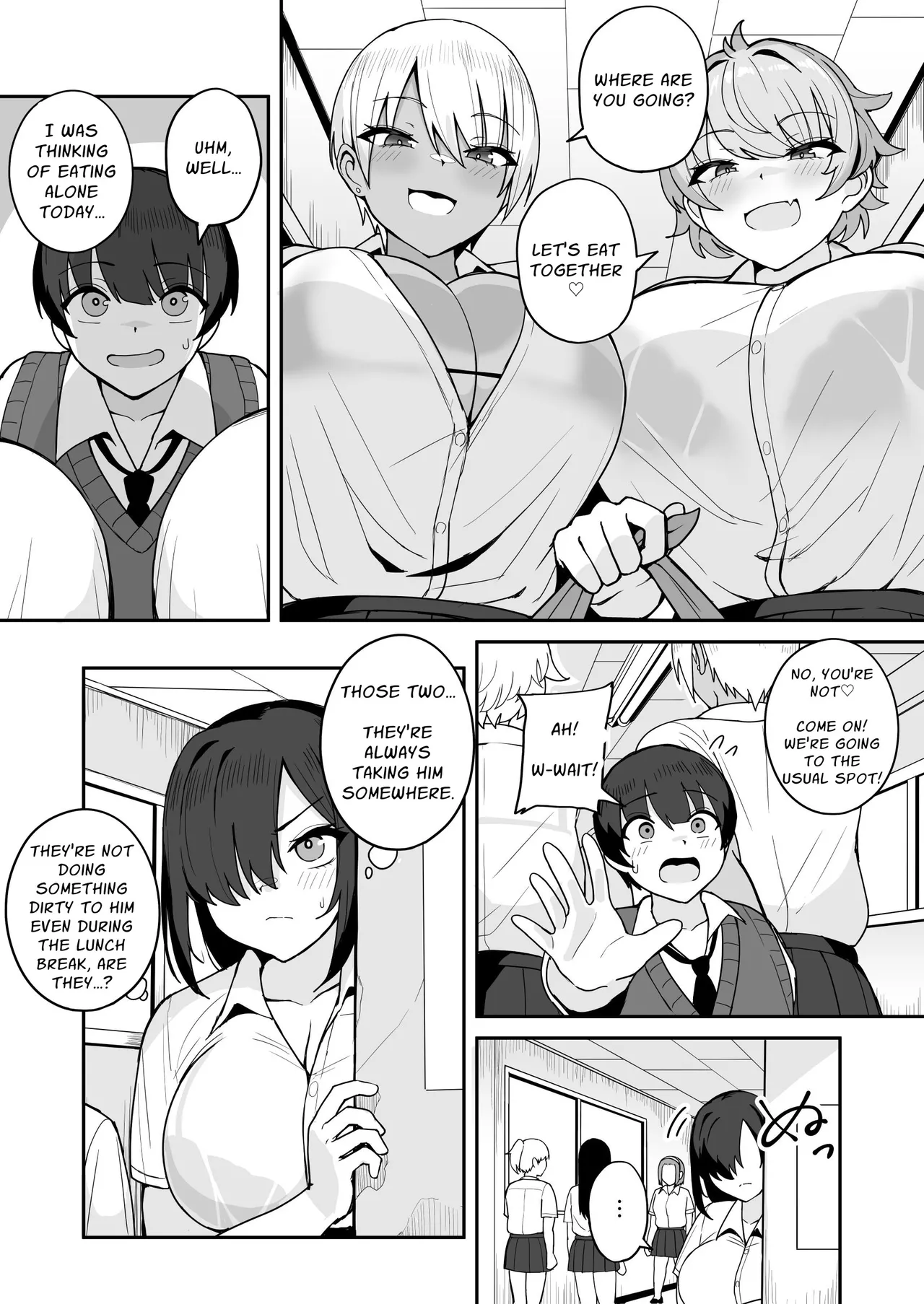 [Fuzuii Undou (Fuzui)]Classmate no Dekatsuyo Gyaru ni Mainichi Omocha Kawari ni Okasarete Imasu. | Big Strong Gals Take Turns Daily Fucking and Toying With Me.[English] {Solid Rose} [Digital] Page 20