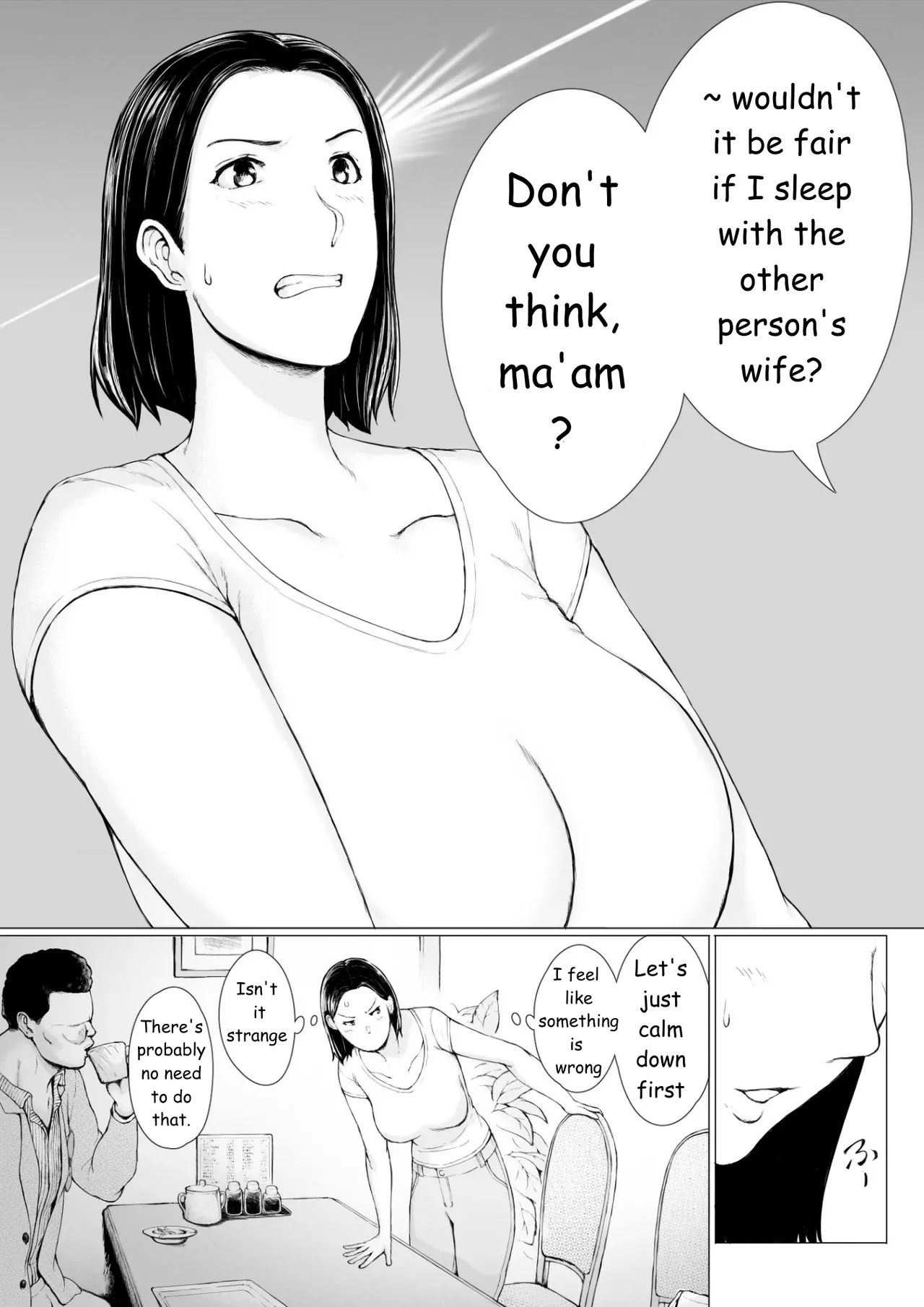 [Pulpo Azone]Oku-san Hitoban Damatte Washi ni Dakareena | Ma'am, just stay quiet and let me hold you for one night[English] Page 8