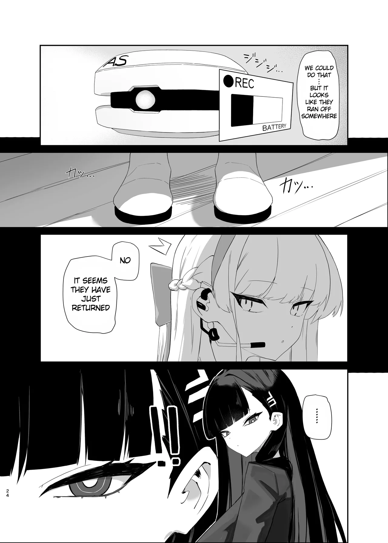 (C106) [Moujou Ishiki (Canvas Solaris)]Chou Tensai Byoujaku Bishoujo Chinpo Hacker VS Big Sister(Blue Archive) [English] [Digital] Page 24