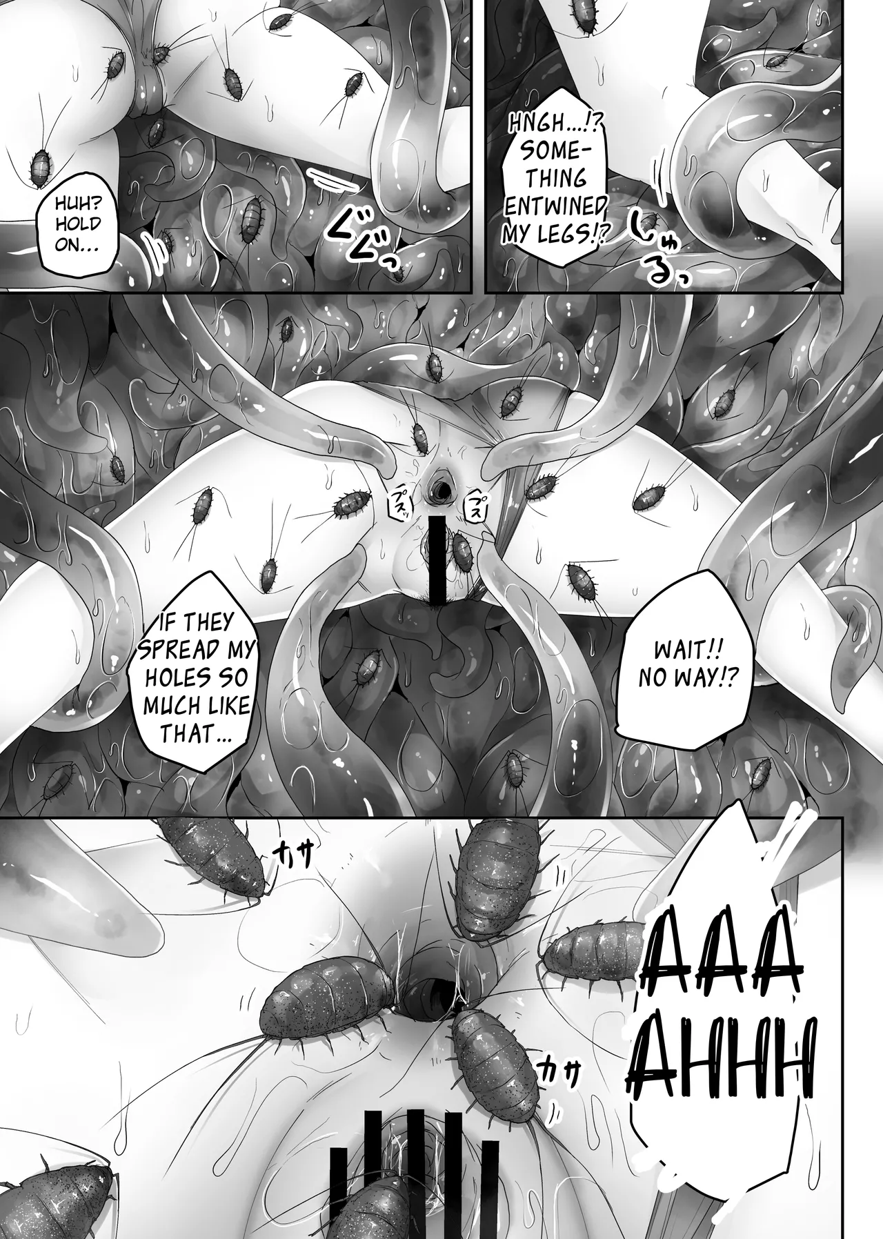 [TeruTeruGirl (Amano Teru)]Big-Breasted Swimsuit Girl Getting Turned into A Sea Slug's Nest[English] [EroGPx] Page 15