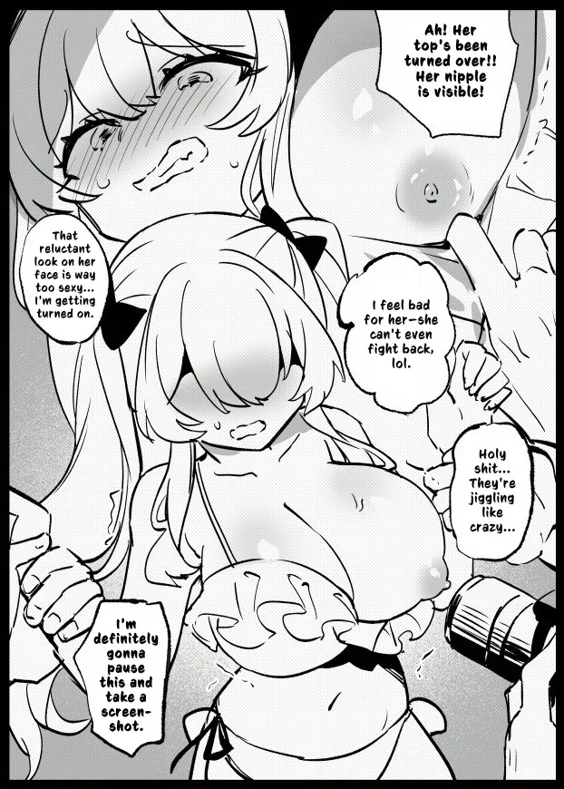 [P&I (Mel EX, Usagino Kuua)]Shuuchi no Model Satsuei ~Camera no Mae de Sarasareta Kyonyuu~ + -AFTER- | Humiliating Photoshoot ~Large Bust Exposed before the Camera~ + ~AFTER~[English] [Cunny Garden] Page 32