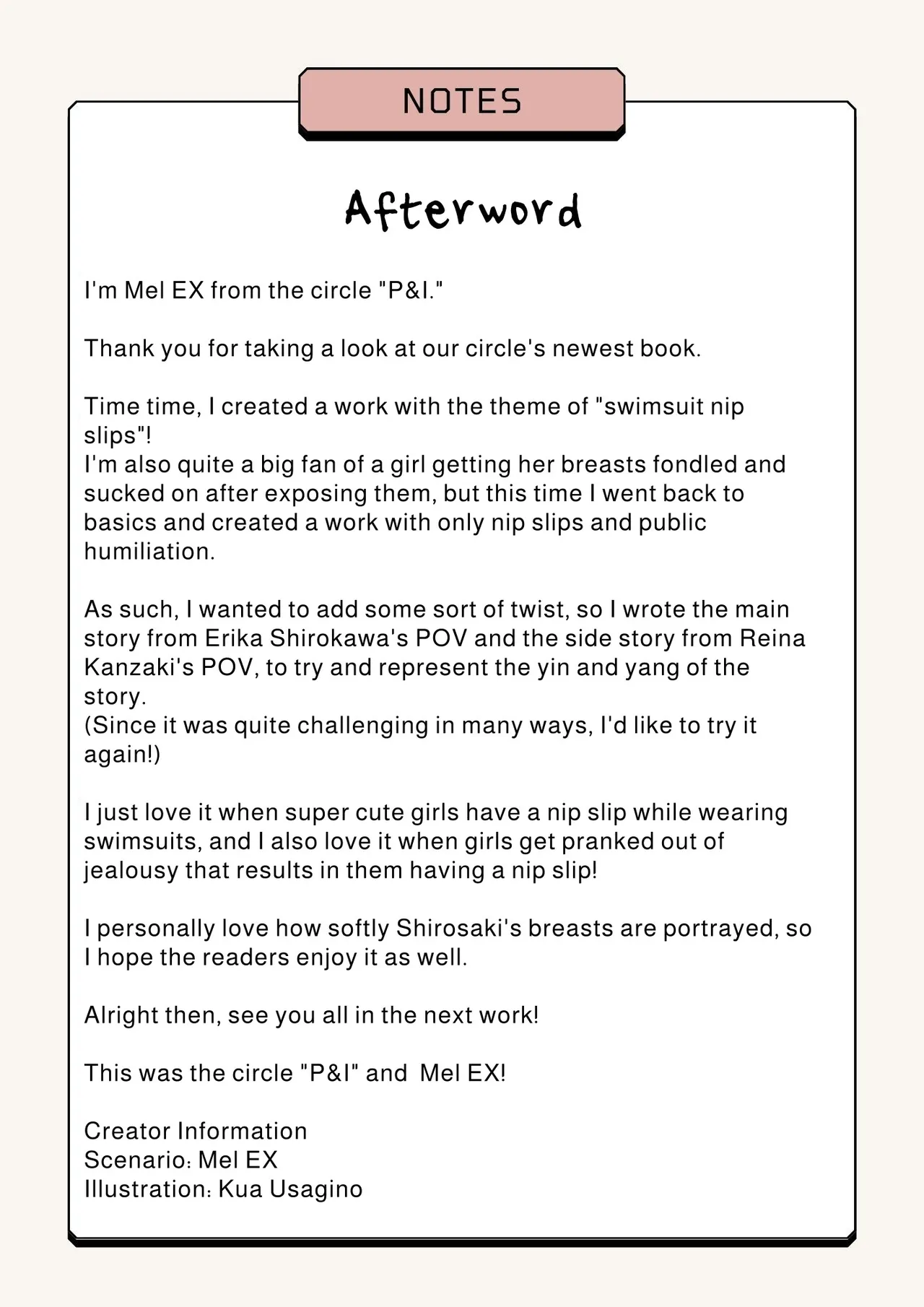 [P&I (Mel EX, Usagino Kuua)]Mizugi to Shuuchi to Itazura to -Classmate ni Sarasareta Namachichi- + ~IF Story~ | Swimsuit and Humiliating Pranks and... ~Exposed Breasts~ + ~What If Story~[English] [Cunny Garden] Page 34