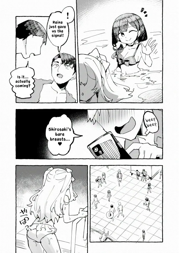 [P&I (Mel EX, Usagino Kuua)]Mizugi to Shuuchi to Itazura to -Classmate ni Sarasareta Namachichi- + ~IF Story~ | Swimsuit and Humiliating Pranks and... ~Exposed Breasts~ + ~What If Story~[English] [Cunny Garden] Page 55