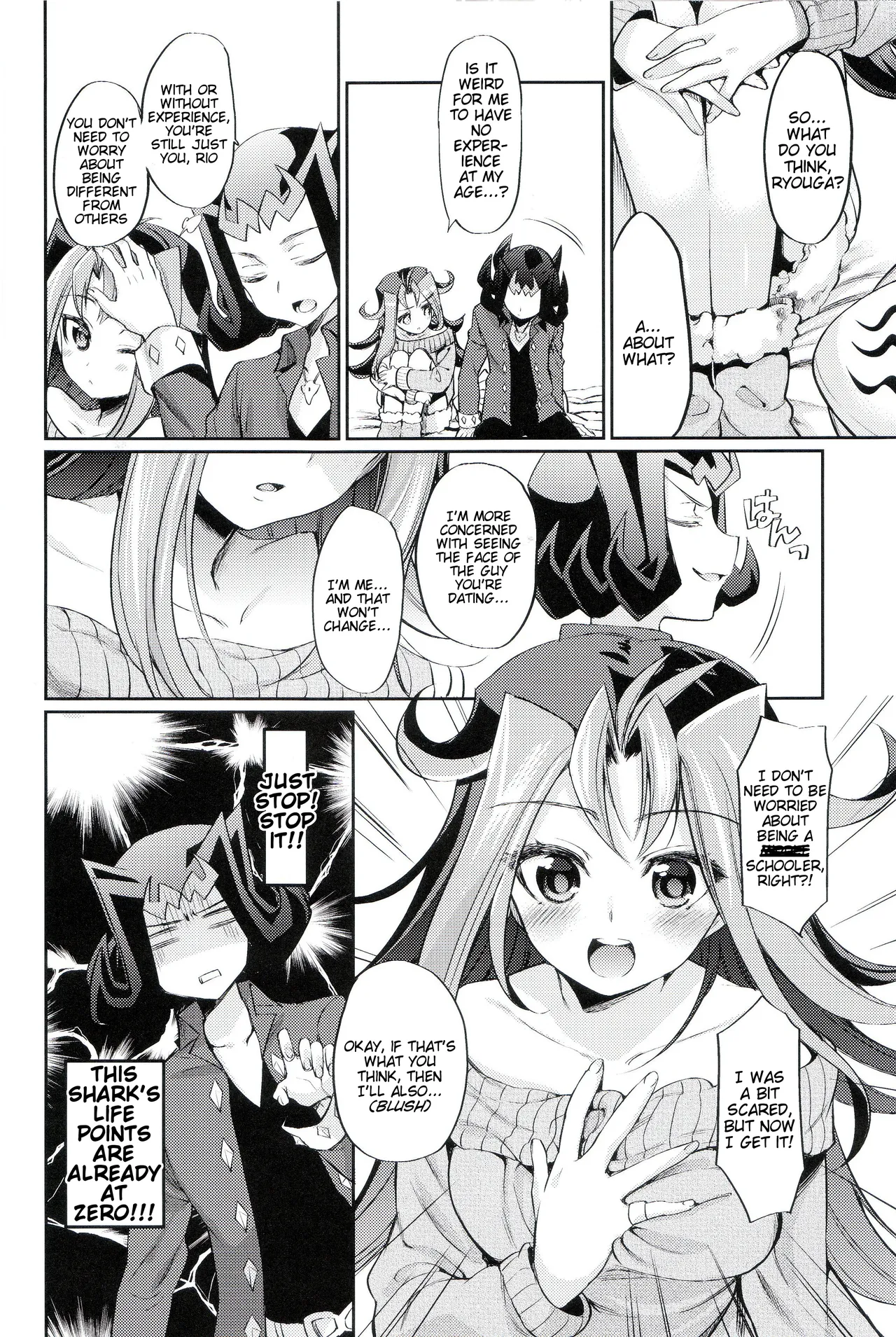 (C85) [Hirusuta (Taira Kosaka)]Rio-chan-sama no Hatsutaiken!(Yu-Gi-Oh! ZEXAL) [English] [Tigoris Translates] Page 7