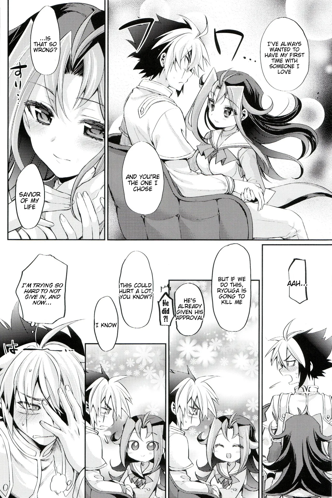 (C85) [Hirusuta (Taira Kosaka)]Rio-chan-sama no Hatsutaiken!(Yu-Gi-Oh! ZEXAL) [English] [Tigoris Translates] Page 9