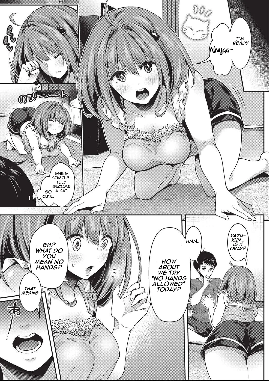 [Hachigo]Nyan Nyan Gokko | Playing Meow-Meow(Kozukuri H ni Kyoumi Shinshin na Shojokko-tachi) [English] [Aishi21] [Digital] Page 5