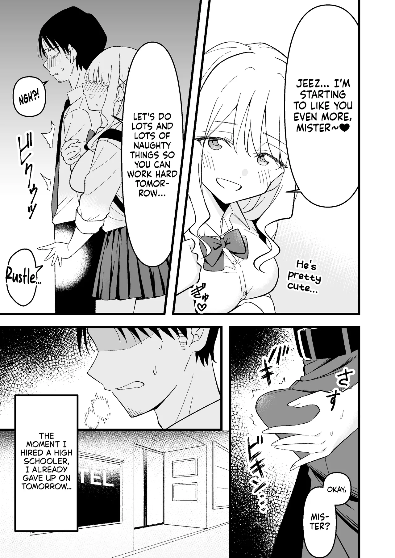 [Oyuhige]Shinitagari Shachiku datta Ore wa Hikari no Papakatsu Gal ni Ikasareru | I Was a Suicidal Wage Slave Until a Daddy Hunting Gyaru of Light Made Me Cum[English] [NudeSalad] Page 6