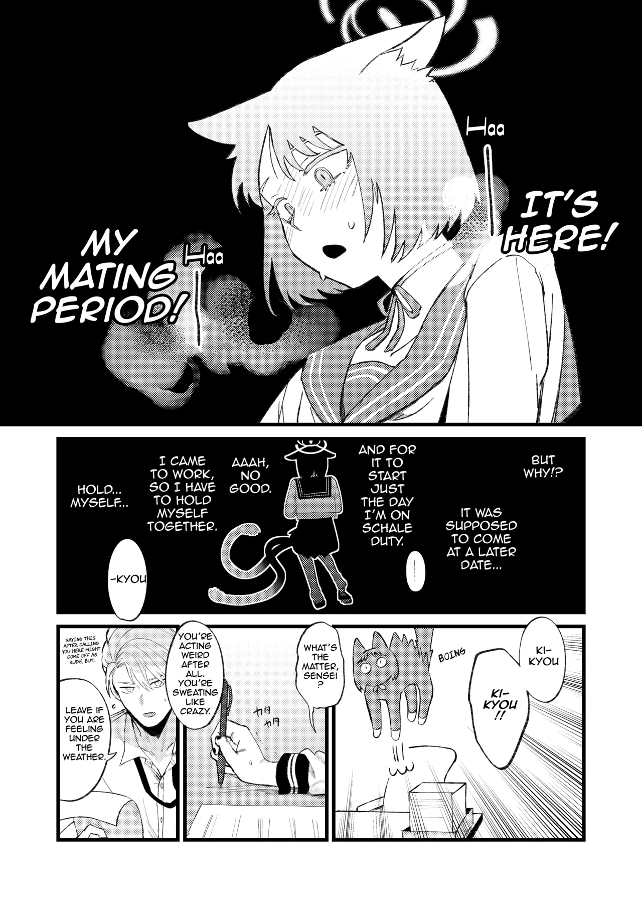 [Numerike (Ochi)]Hatsujouki dakara Shikata nakatta | I Was in My Mating Period So I Couldn't Help It.(Blue Archive) [English] [Digital] Page 4