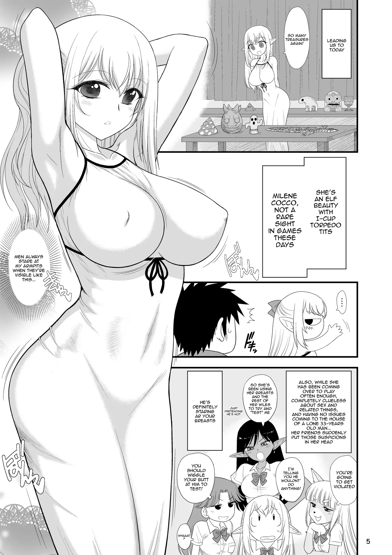 [BLACK DOG (Kuroinu Juu)]Mami no Meikyuu Meikko Elf Hen | Mami's Dungeon - Elf Niece[English] {Doujins.com} [Digital] Page 5