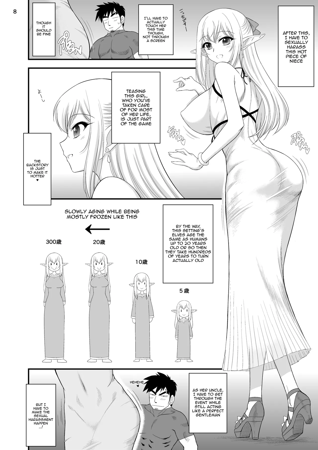 [BLACK DOG (Kuroinu Juu)]Mami no Meikyuu Meikko Elf Hen | Mami's Dungeon - Elf Niece[English] {Doujins.com} [Digital] Page 8
