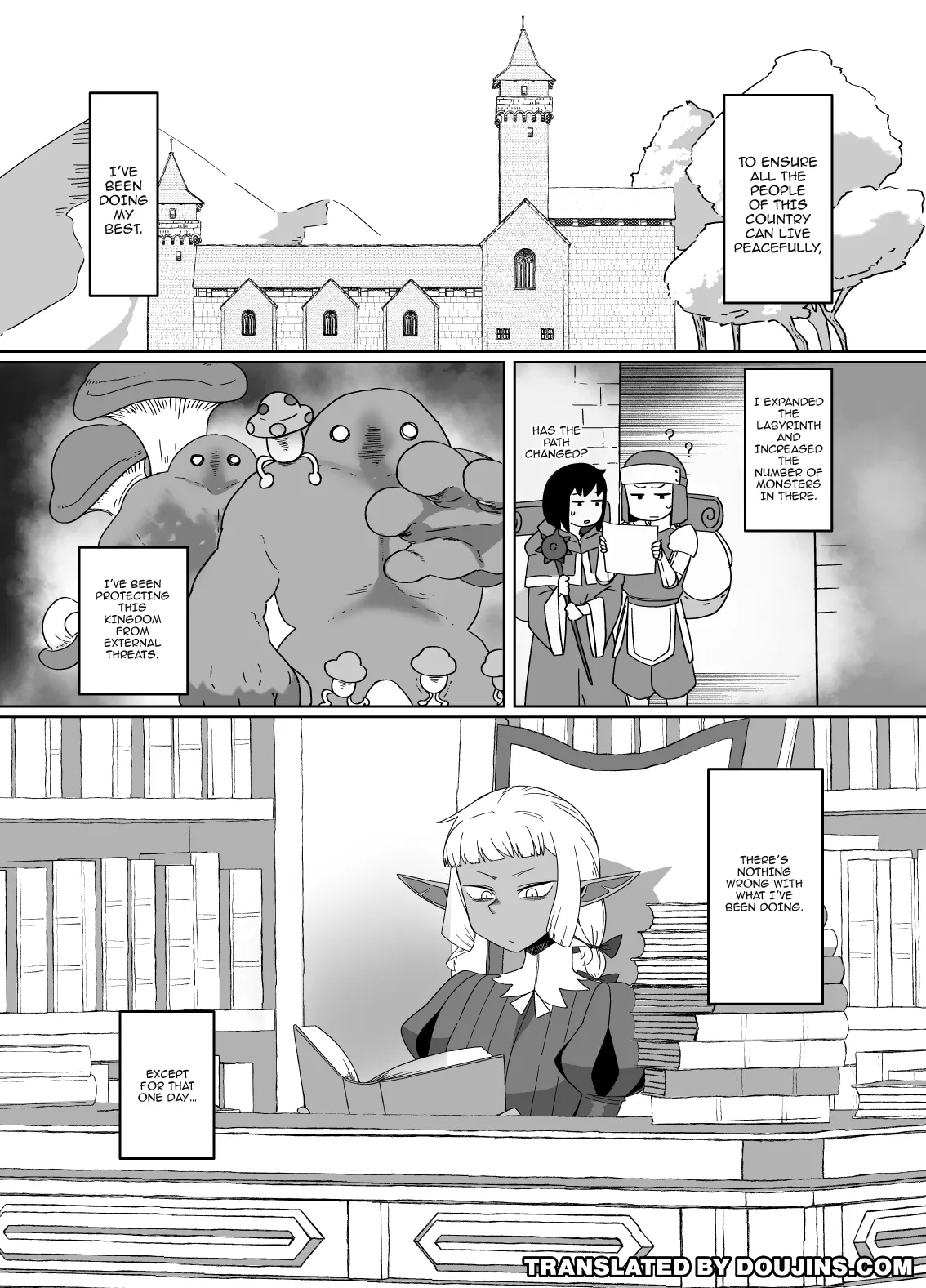[Mogura no Suana (zeiminarai)]Doukeshi wa Boku no Ougonkyou | The Court Fool is My Golden Country(Dungeon Meshi) [English] {Doujins.com} Page 2