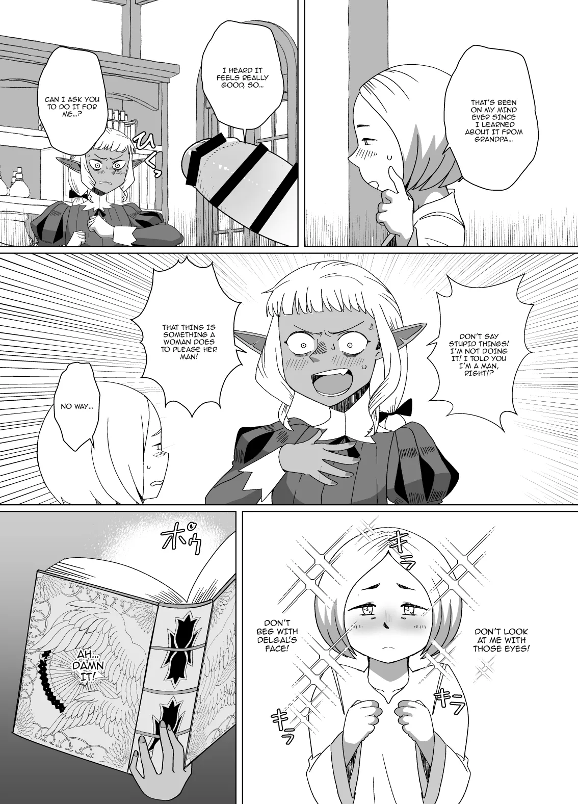 [Mogura no Suana (zeiminarai)]Doukeshi wa Boku no Ougonkyou | The Court Fool is My Golden Country(Dungeon Meshi) [English] {Doujins.com} Page 6