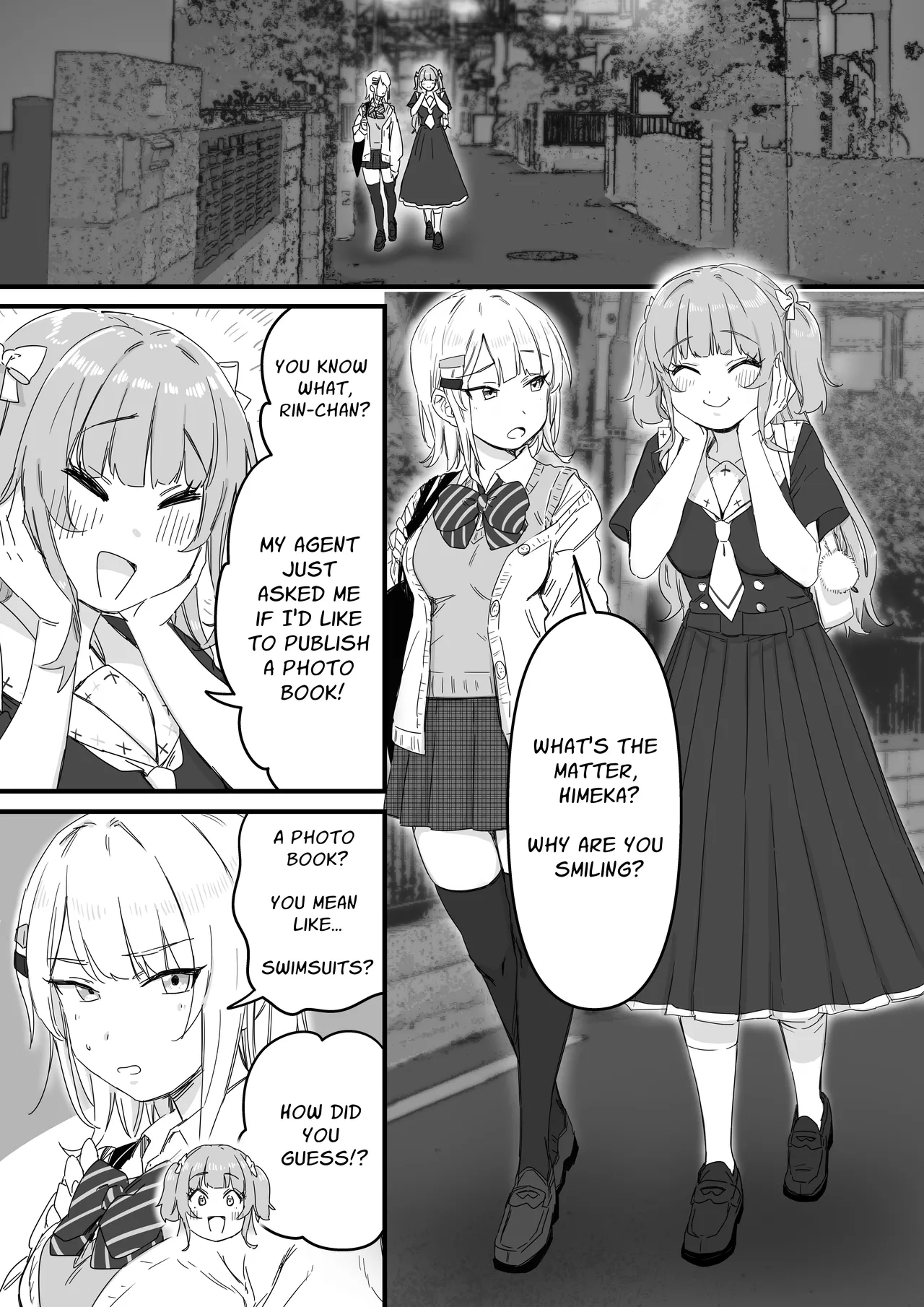[P&I (Mel EX, Satsukimasu)]Mizugi Idol no Nama Oppai wo Minna no Mae de Sarashitai | Swimsuit Idol Wants to Expose Her Titties to Everyone[English] [Solid Rose] Page 2