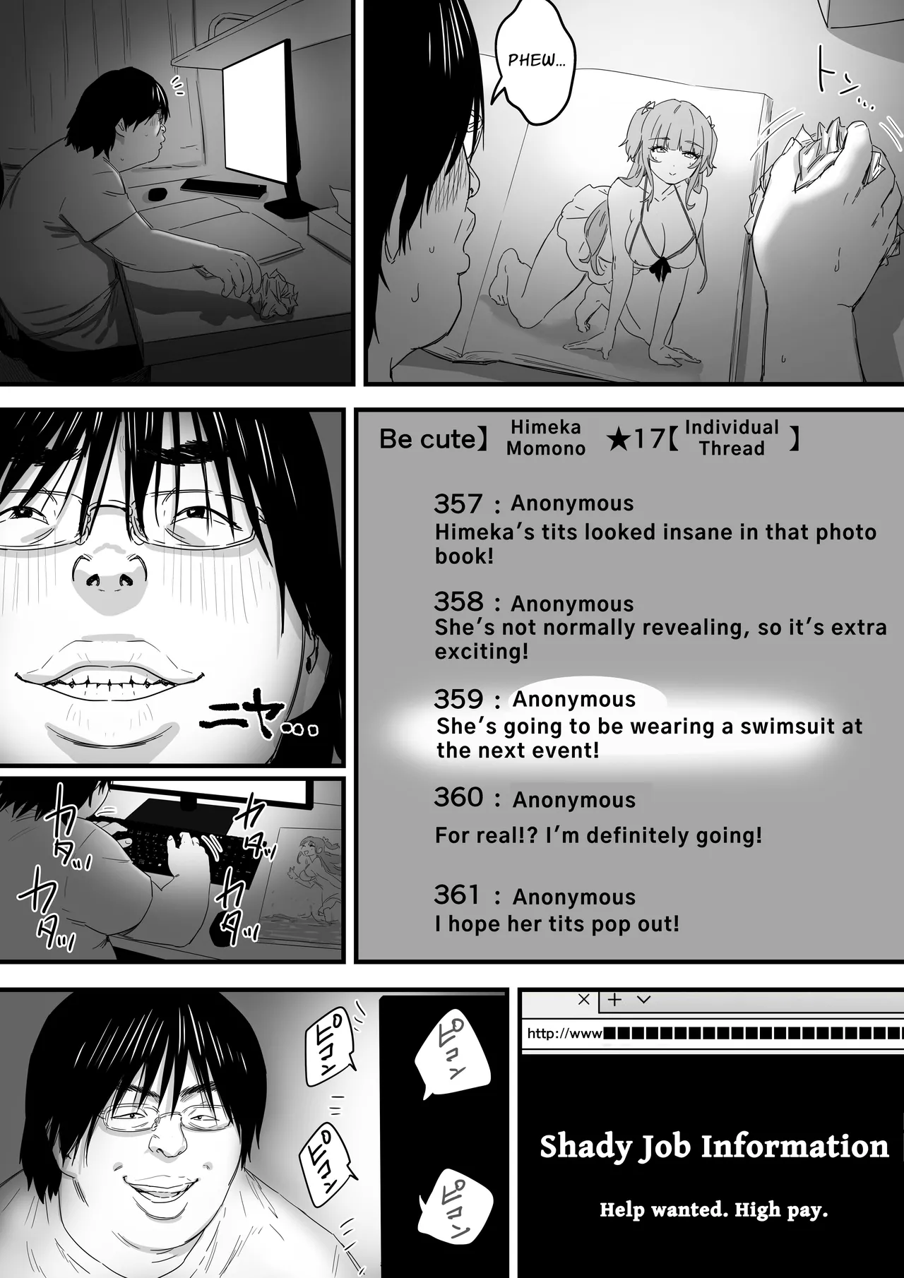 [P&I (Mel EX, Satsukimasu)]Mizugi Idol no Nama Oppai wo Minna no Mae de Sarashitai | Swimsuit Idol Wants to Expose Her Titties to Everyone[English] [Solid Rose] Page 5