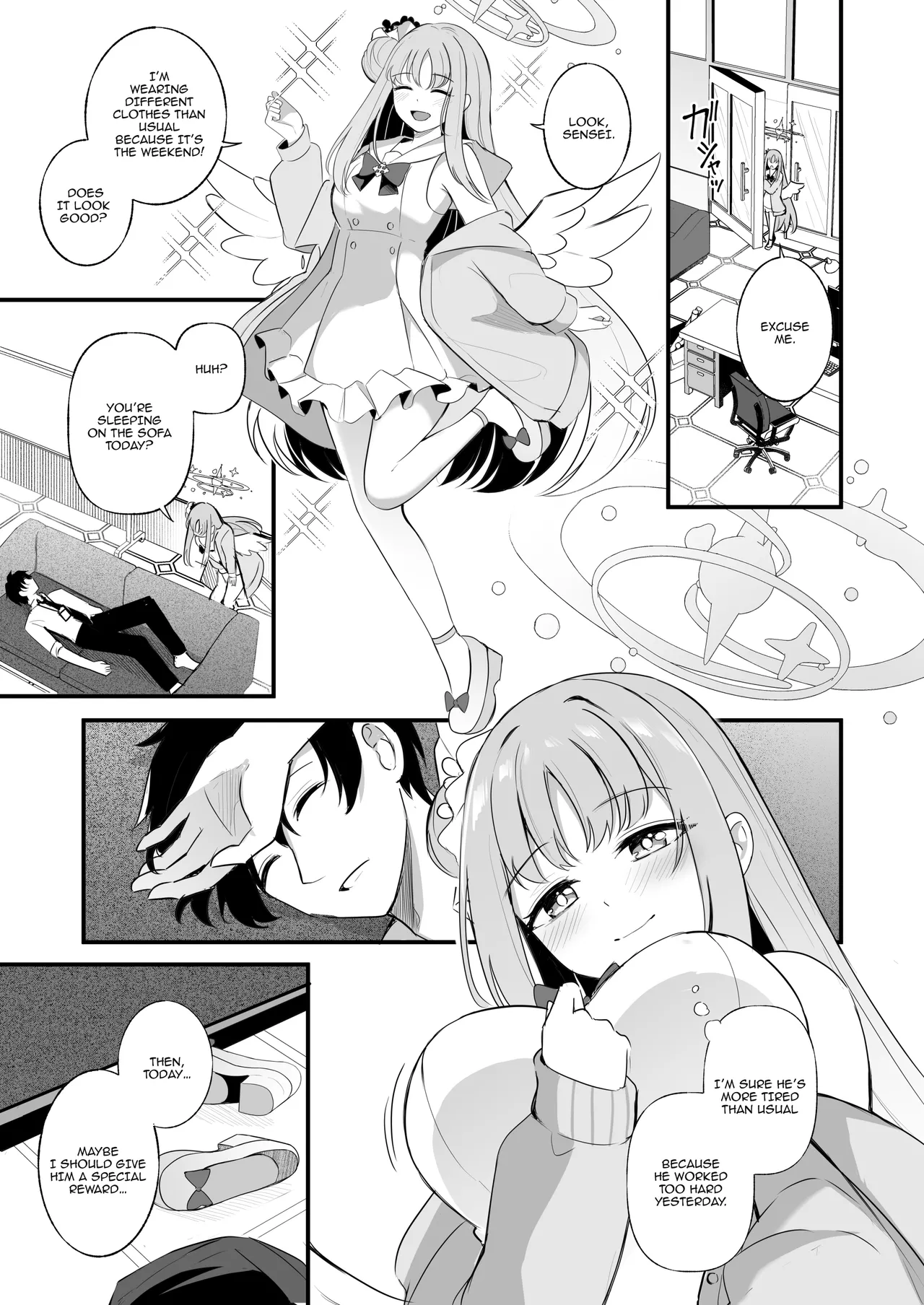 [Koniro Kajitsu (KonKa)]Sensei dake no Mondaiji | Sensei's Exclusive Problem Student(Blue Archive) [English] {Doujins.com} [Digital] Page 12