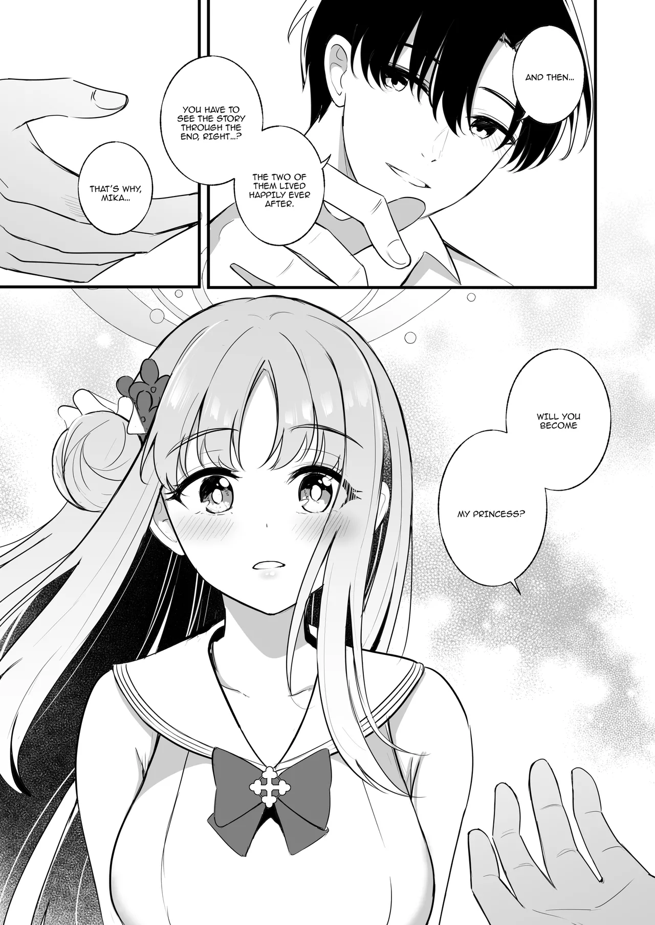 [Koniro Kajitsu (KonKa)]Sensei dake no Mondaiji | Sensei's Exclusive Problem Student(Blue Archive) [English] {Doujins.com} [Digital] Page 36