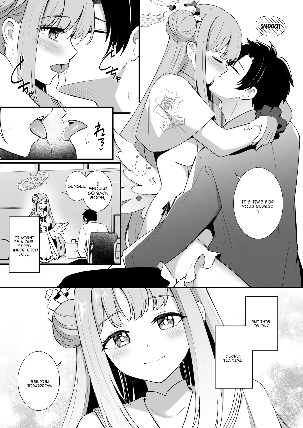 [Koniro Kajitsu (KonKa)]Sensei dake no Mondaiji | Sensei's Exclusive Problem Student(Blue Archive) [English] {Doujins.com} [Digital] Page 4