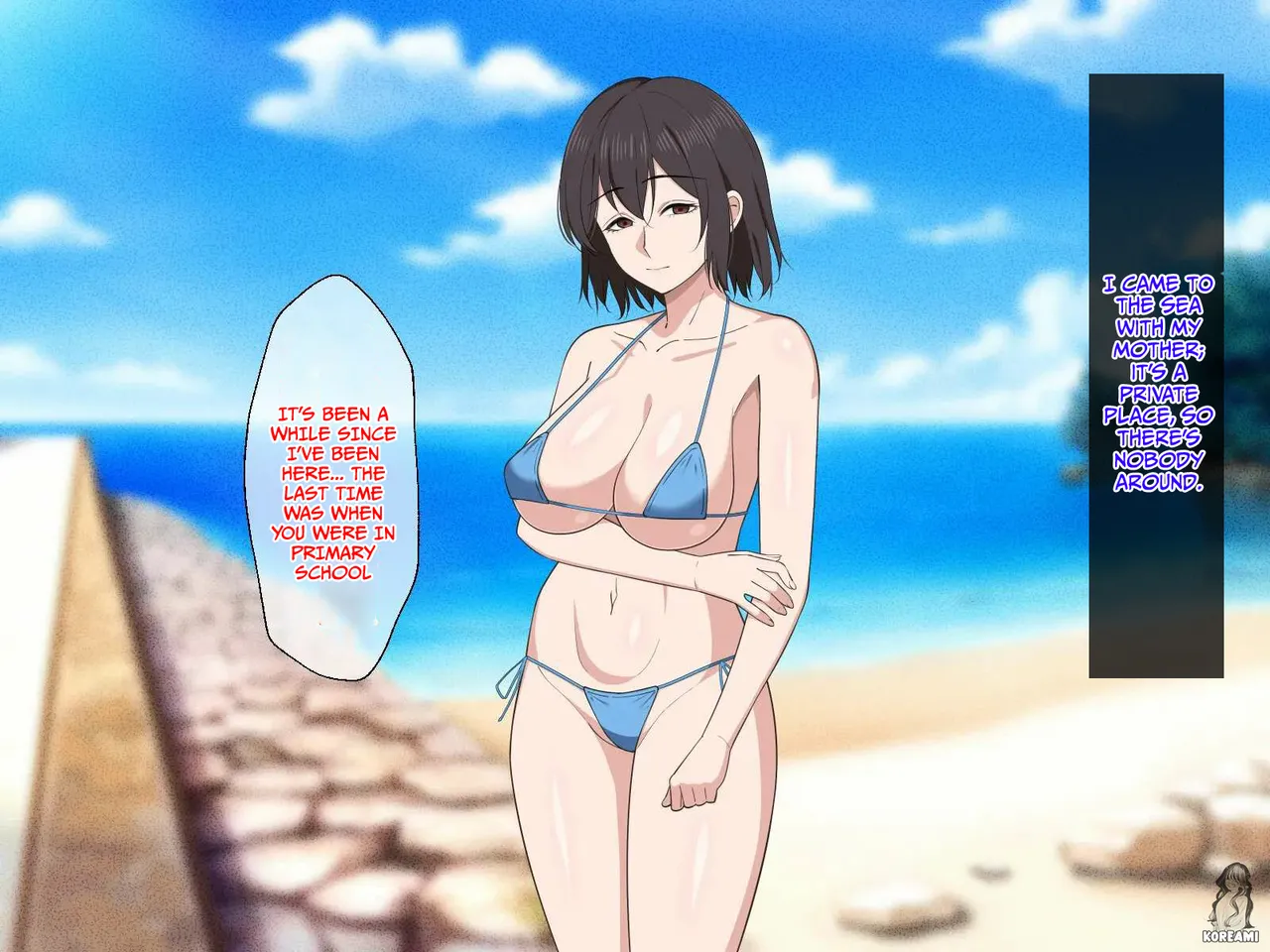 [haruharu]A Story about a mother too in love who gives in to her carnal desires Page 19